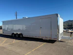 Triton 34x8.5 All Aluminum LOADED Car Hauler, Elite Escape Door, Cabinets/Winch, 14K GVWR, Ramp Door Stock #USD4729 - Thumbnail 7