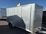 Alcom 12x6 All Aluminum XLT-P Enclosed, 7K GVWR, 72" Side Door, Ramp Door Stock #ALC229 - Thumbnail 1