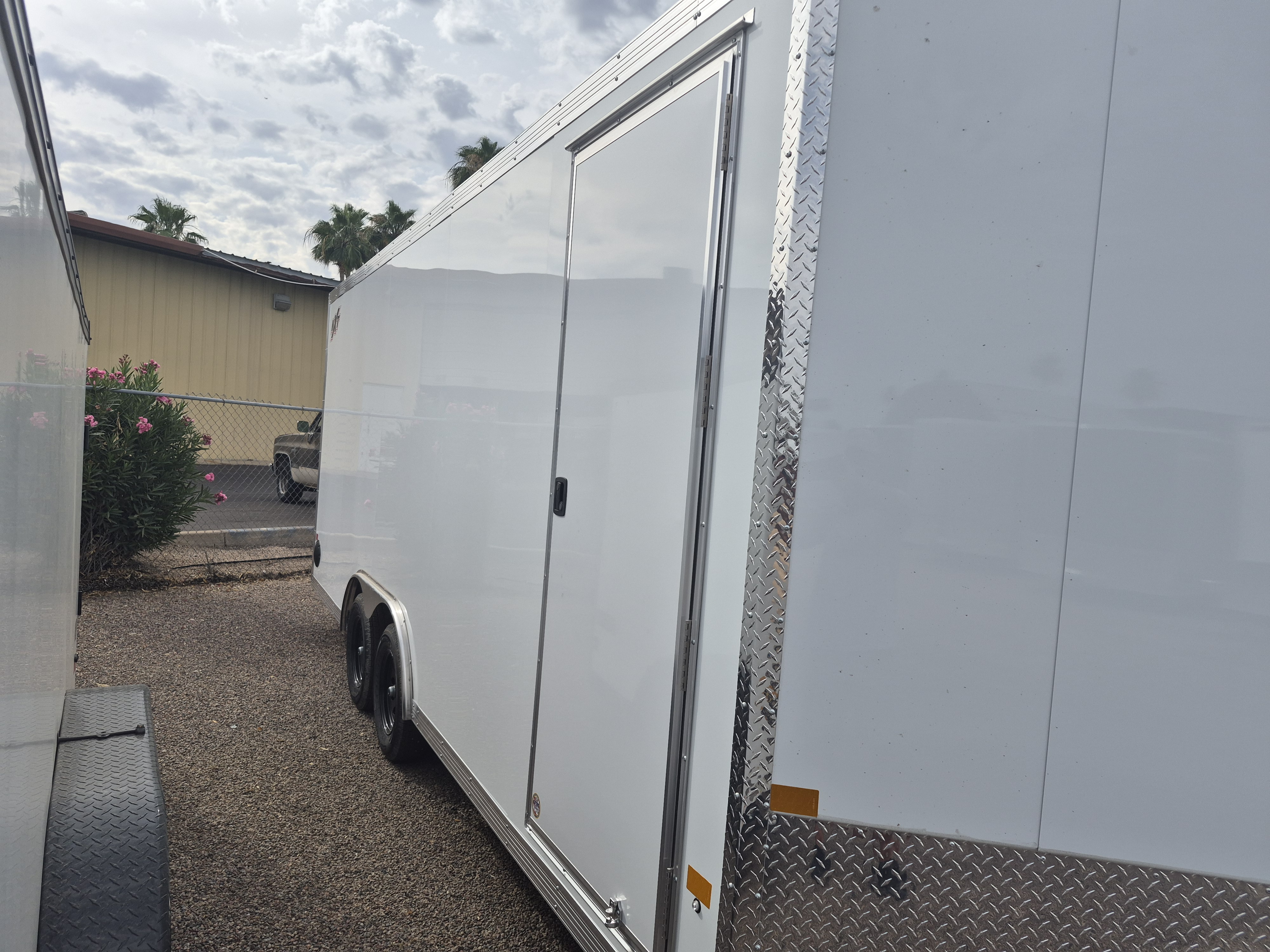 Alcom 20x8.5 All Aluminum, NXT Car Hauler, 7K GVWR, 78" Side Door, Ramp Door - Stock #ALC252 - Image 2 of 4