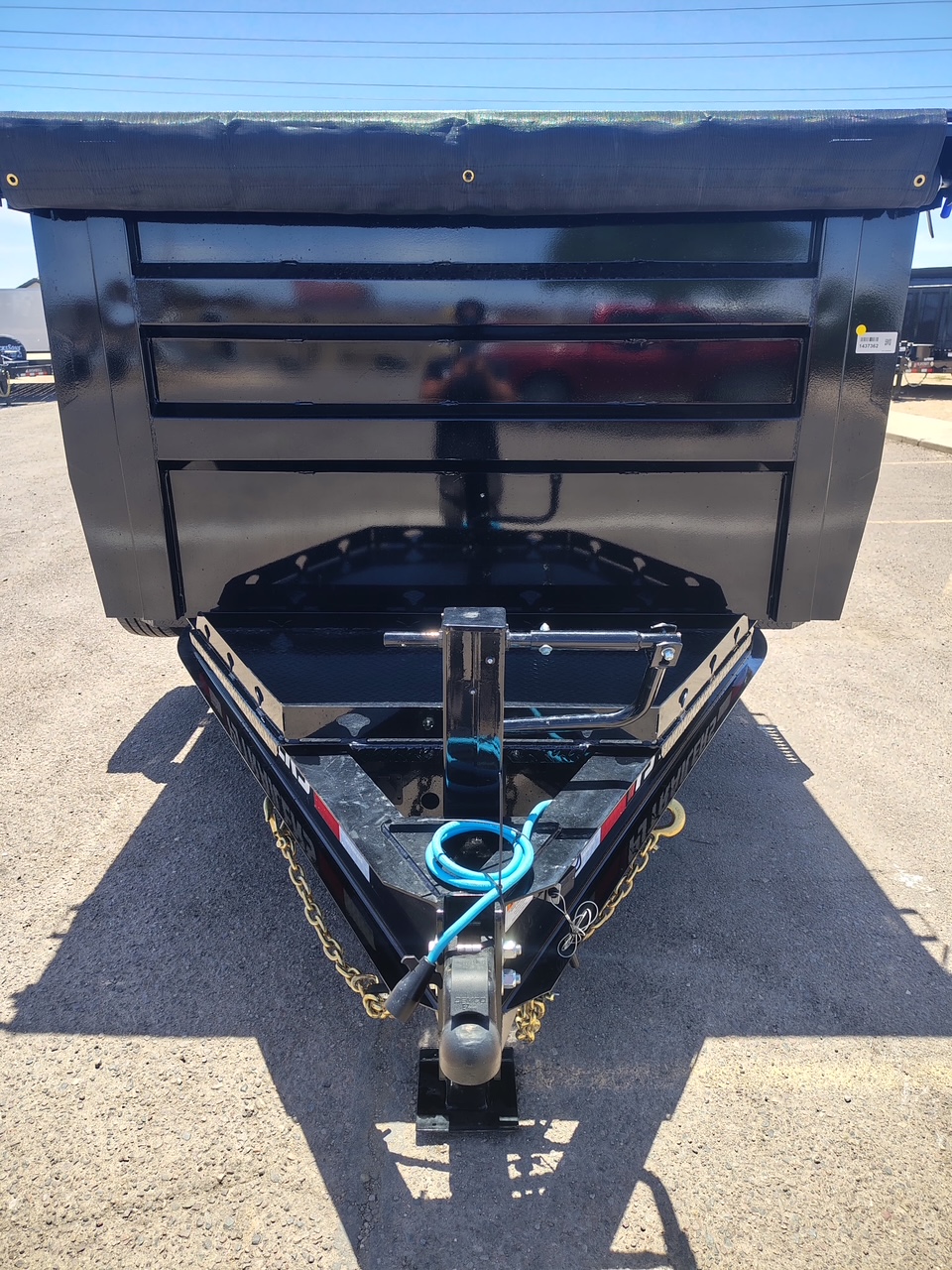 P.J. Trailers 12x83 Tandem Axle, 15,400 GVWR, Low Pro Dump, 48" Sides, 14 Ply Tires - Stock #PJD1700 - Image 8 of 10