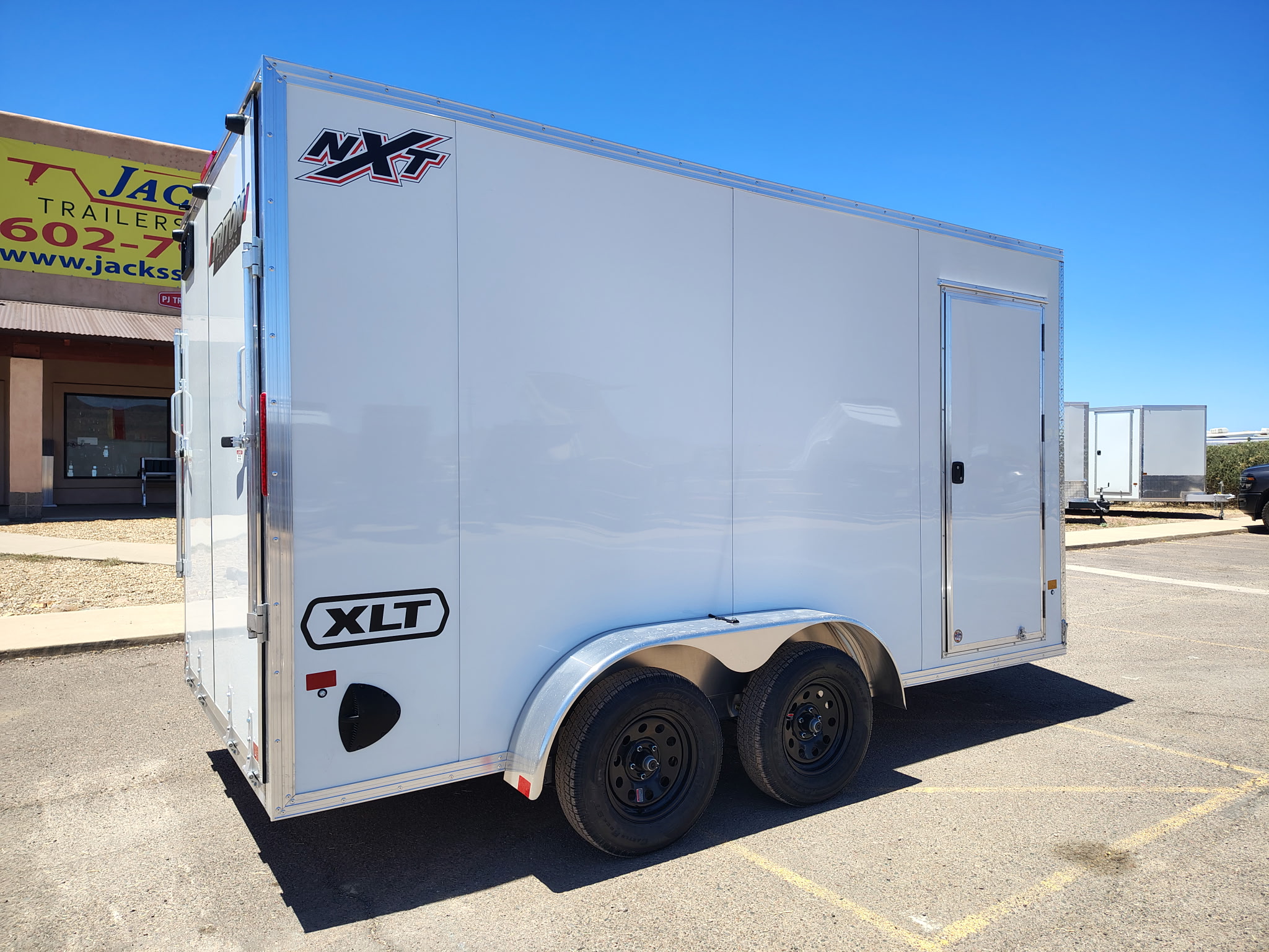 Alcom 14x7 All Aluminum XLTP Enclosed, 7K GVWR, Limited Edition, 82" Interior Height, Ramp Door - Stock #ALC259 - Image 2 of 7