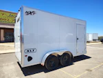 Alcom 14x7 All Aluminum XLTP Enclosed, 7K GVWR, Limited Edition, 82" Interior Height, Ramp Door Stock #ALC259 - Thumbnail 2