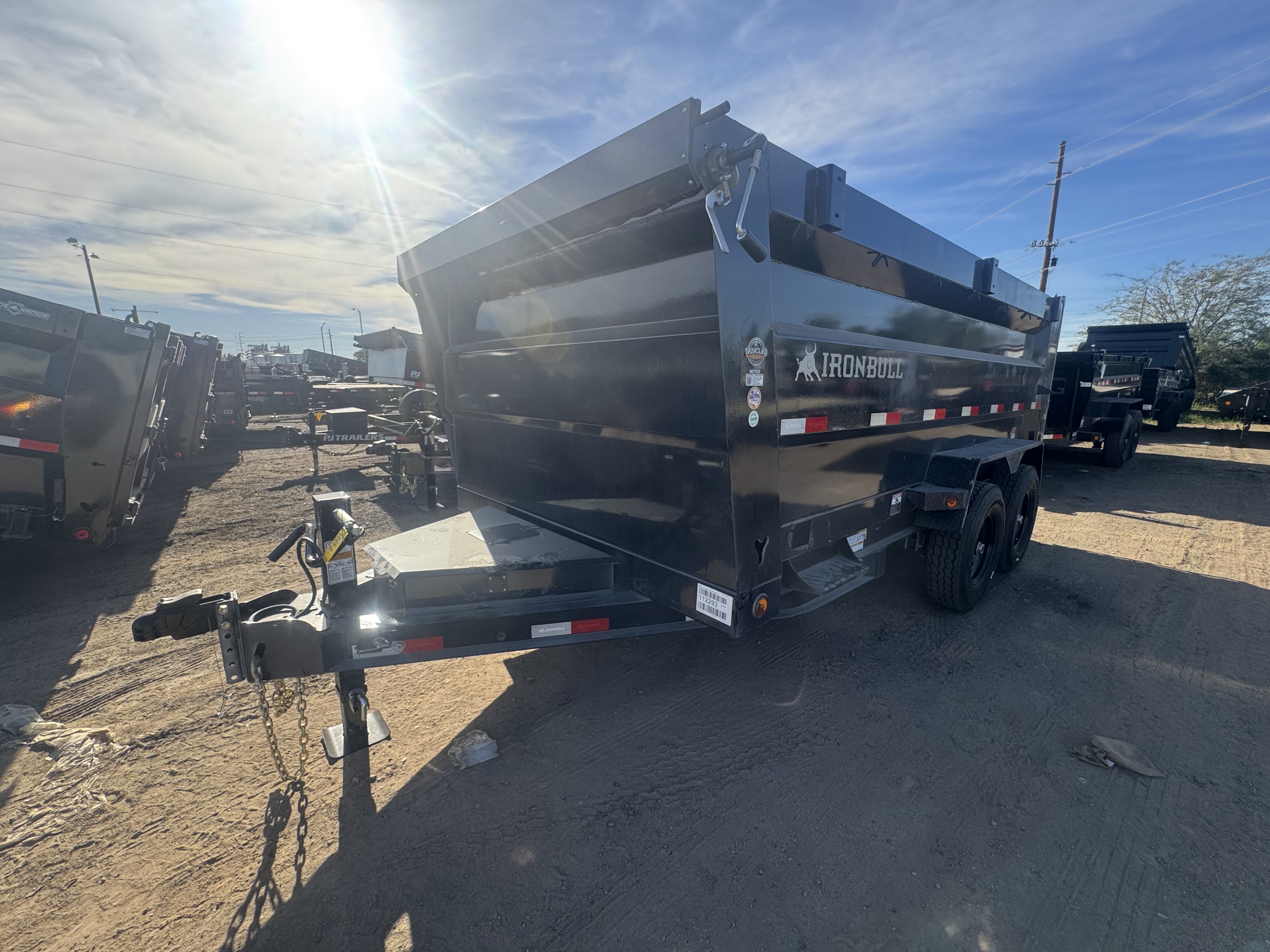 Norstar 14x83 IronBull Tandem Axle Dump, 15K GVWR, 48" Sides, Solar Charger, 14 Ply Tires - Stock #NST1398 - Image 1 of 21