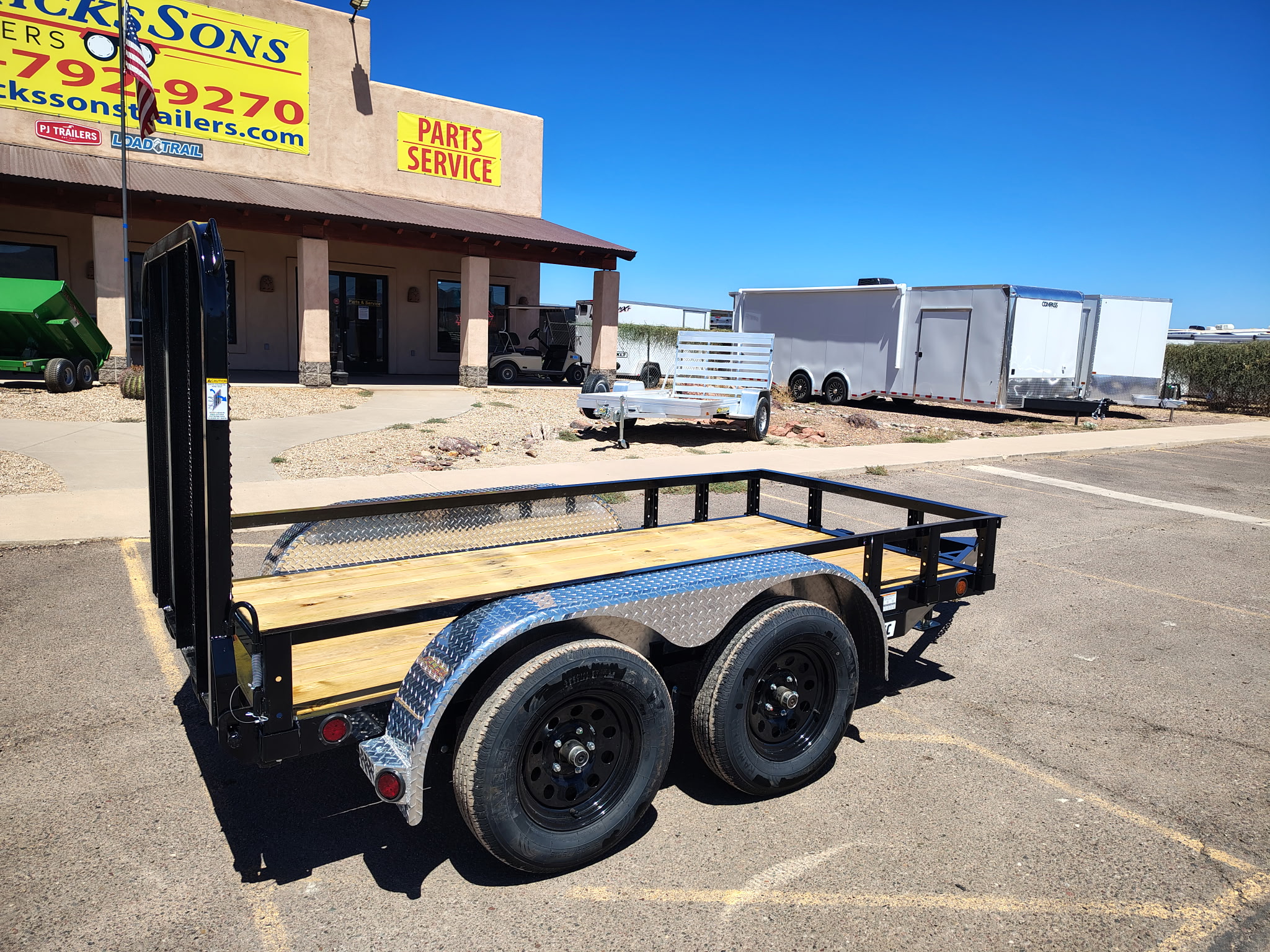 PJ Trailers 10X60 Tandem Axle Channel Utility, 7K GVWR - Stock #PPJ11207 - Image 7 of 7