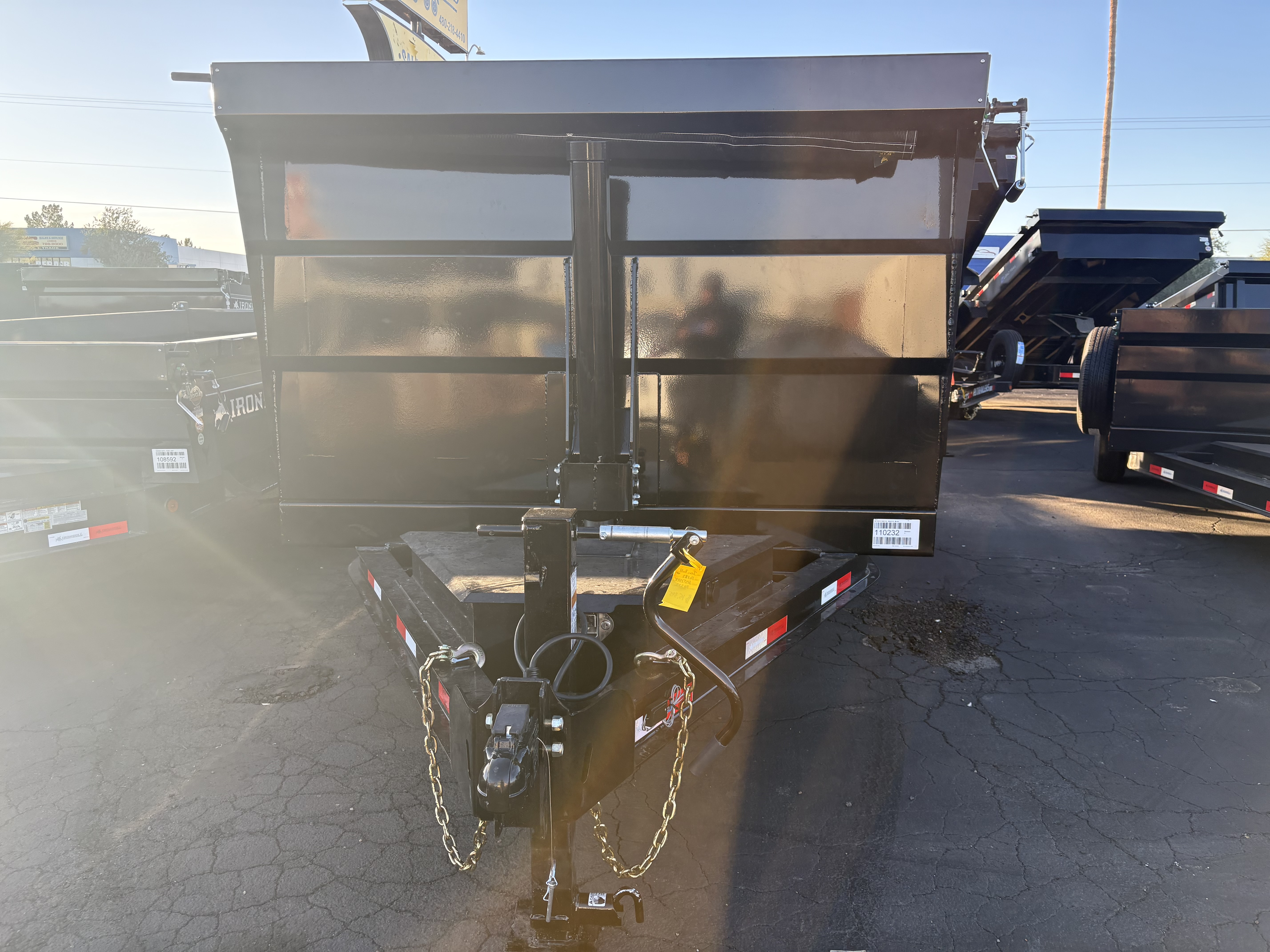Norstar 16x83 IronBull, Tandem Axle Dump, 15K GVWR, 48" Sides, Telescopic Cylinder, Solar Charger - Stock #NST1349 - Image 1 of 5
