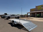 Aluma 12x80 All Aluminum, 4.25K GVWR, Single Axle, W/ Tailgate (8012S-EL-TG) Stock #ALU415-SM - Thumbnail 3