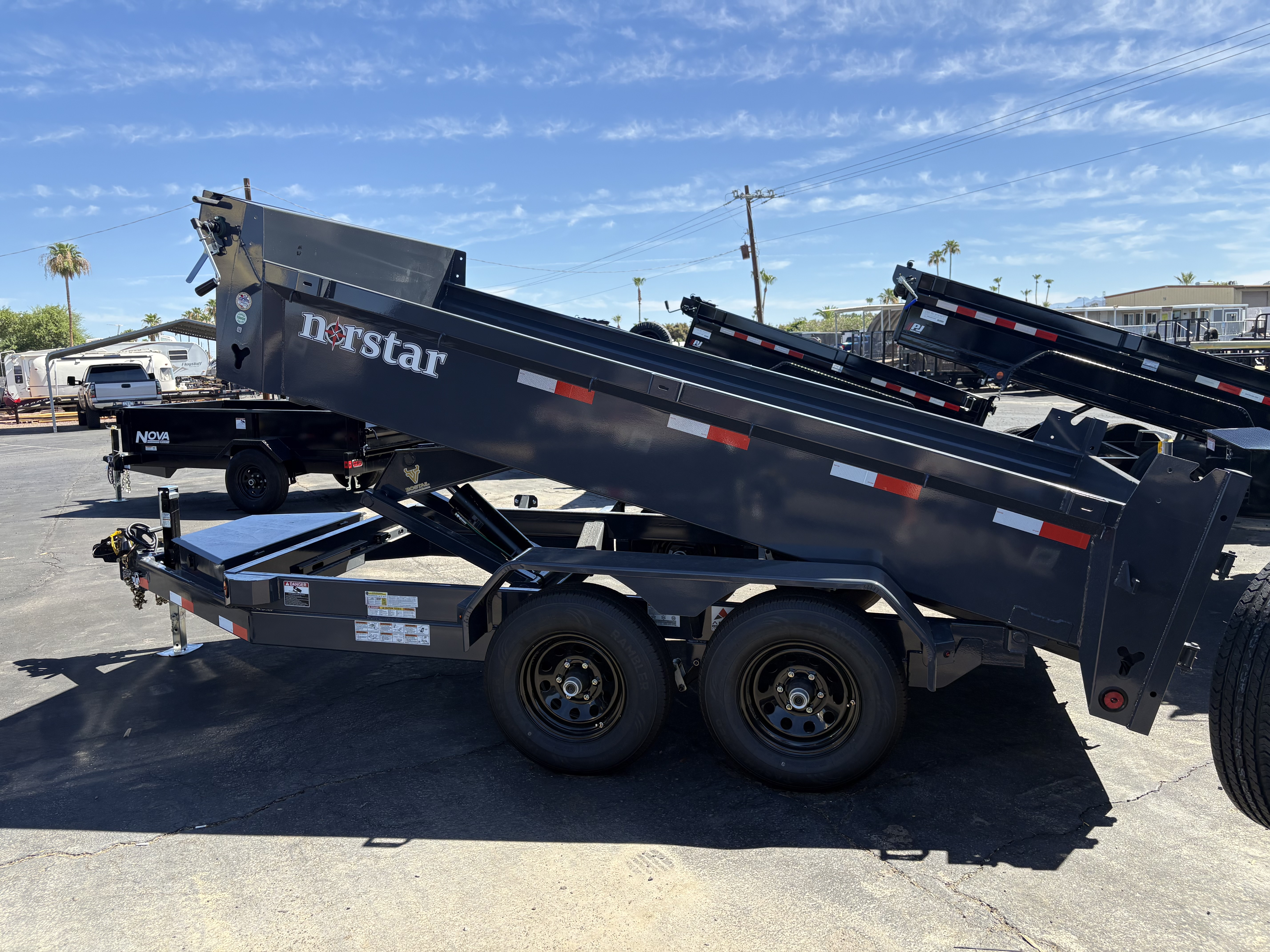 Norstar 12x72 Norstar Tandem Axle Dump, 10K GVWR, 20" Sides - Stock #NST1490 - Image 3 of 5