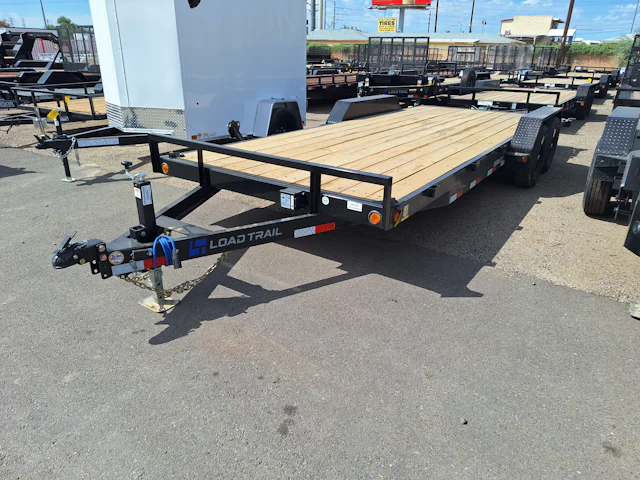 Load Trail 20'x83" Channel Frame Car Hauler w/ Slide-In Ramps