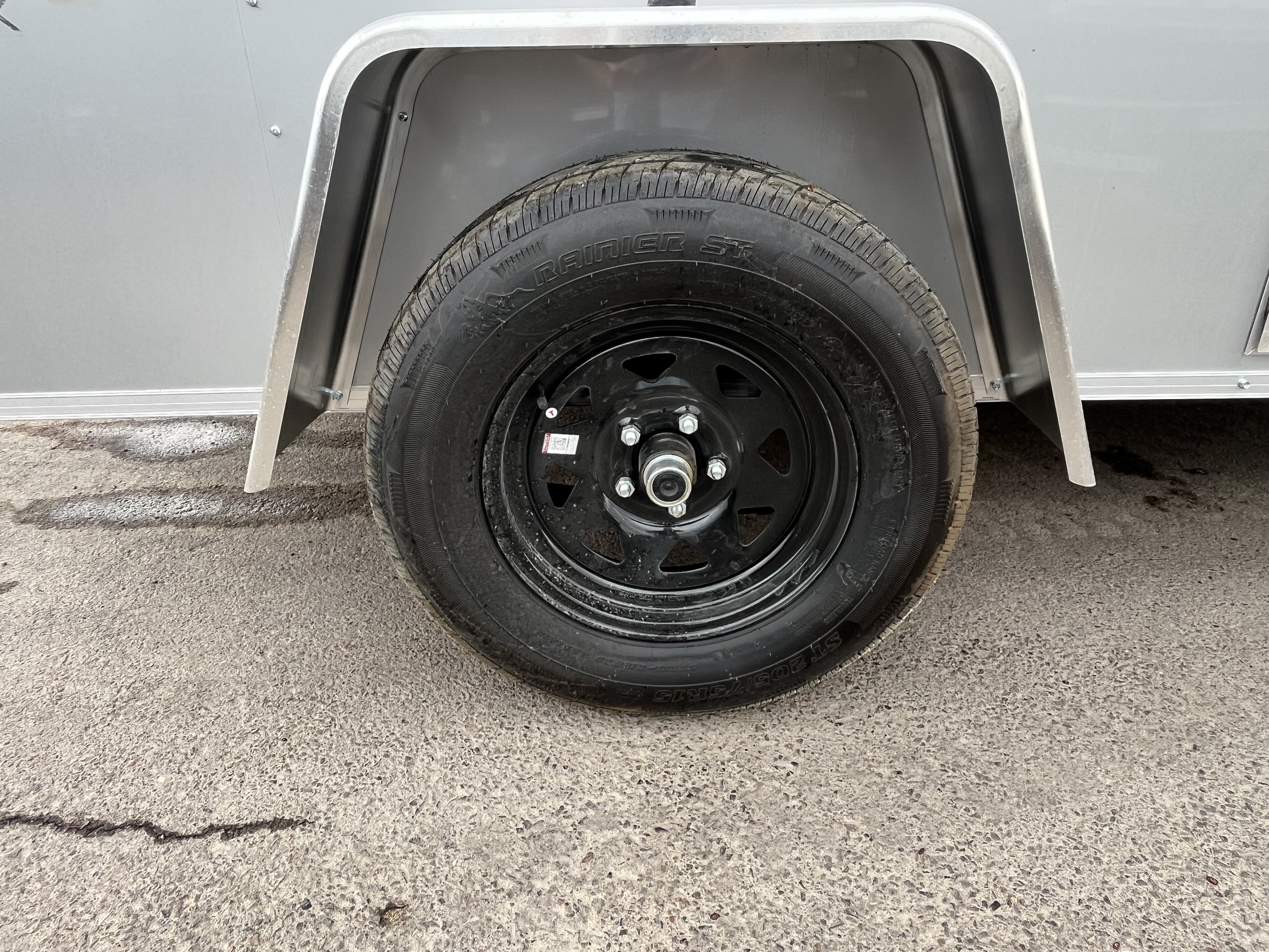 Compass 6'x10' Enclosed Cargo Trailer w/ Rear Ramp Door