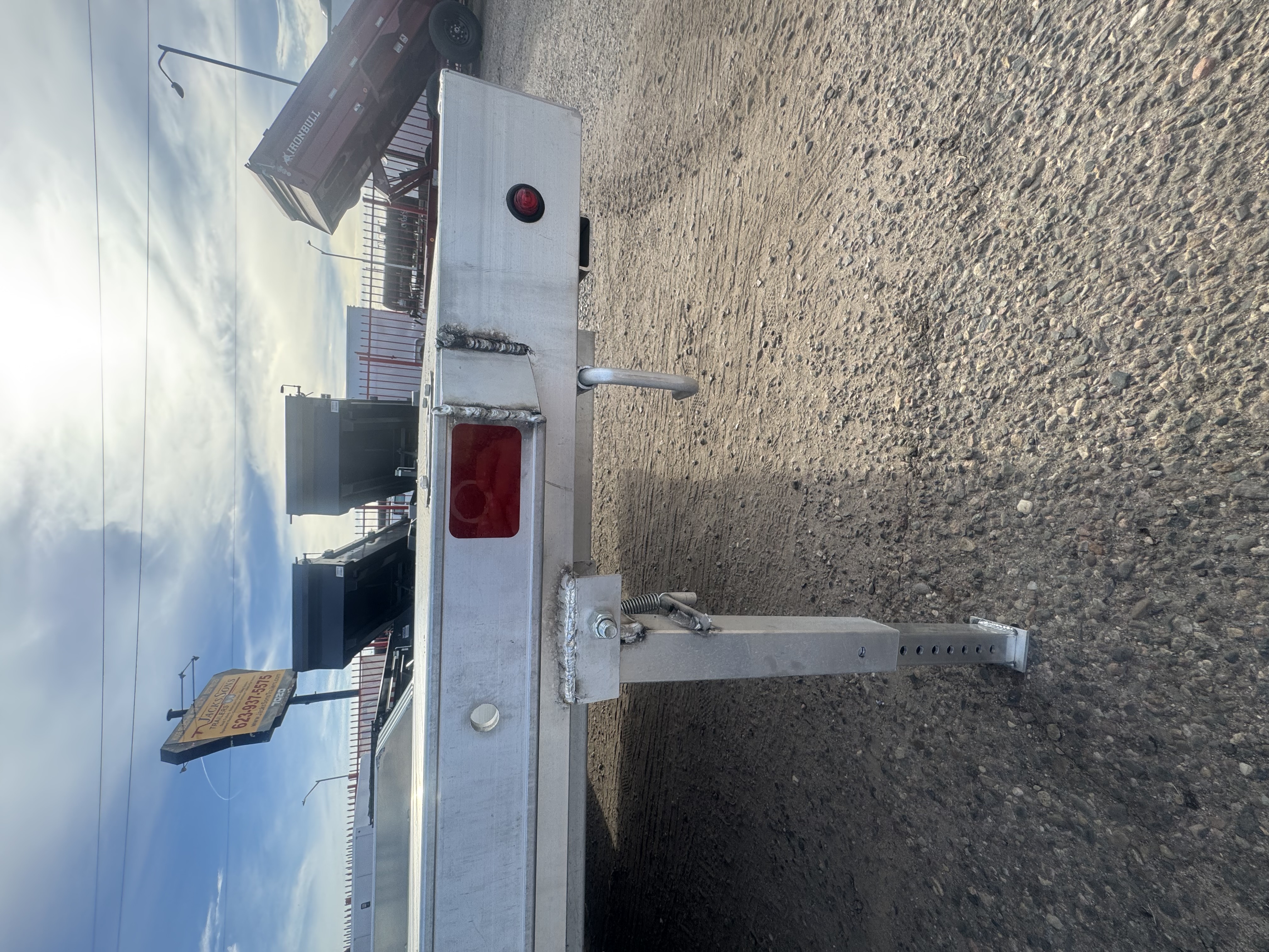 Aluma 18x102 All Aluminum Wide Body, 10K GVWR, Heavy Tandem Axle, Electric Brake, Drive-Over-Fenders, Ramps, RTD (WB18H-TA-EL-DOF-R-RR-RTD) - Stock #ALU363 - Image 8 of 16