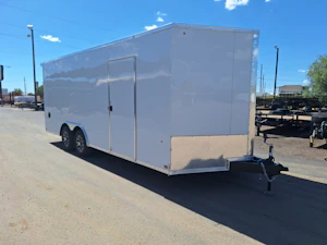 Compass 20x8.5 Jasper SE Car Hauler, 10K GVWR, Ramp Door, A/C, White Wall / Ceiling, RTP Floor