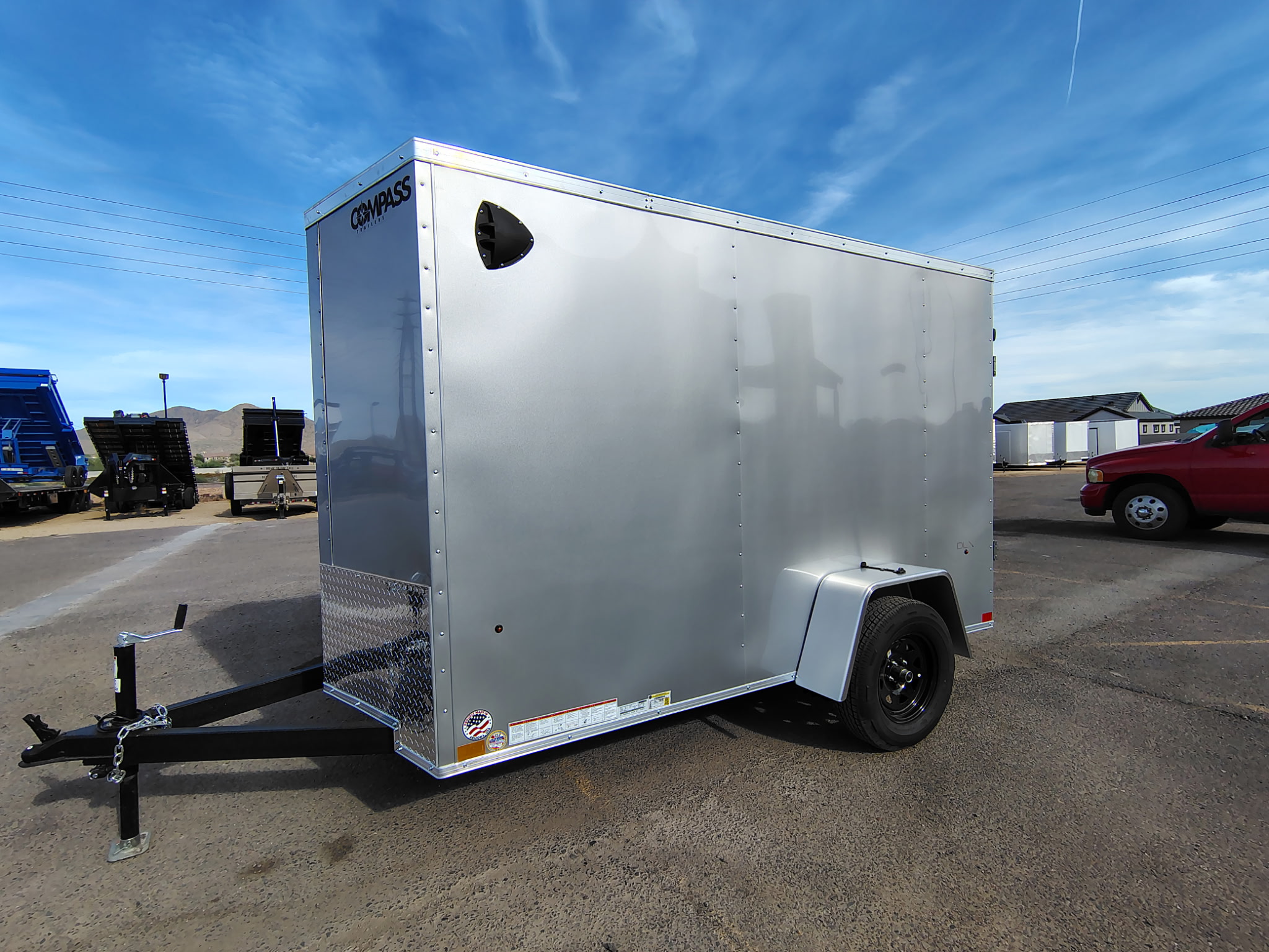 Compass 10x5 Indigo DLX, 3K GVWR, Ramp Door - Stock #CMP2844 - Image 2 of 7