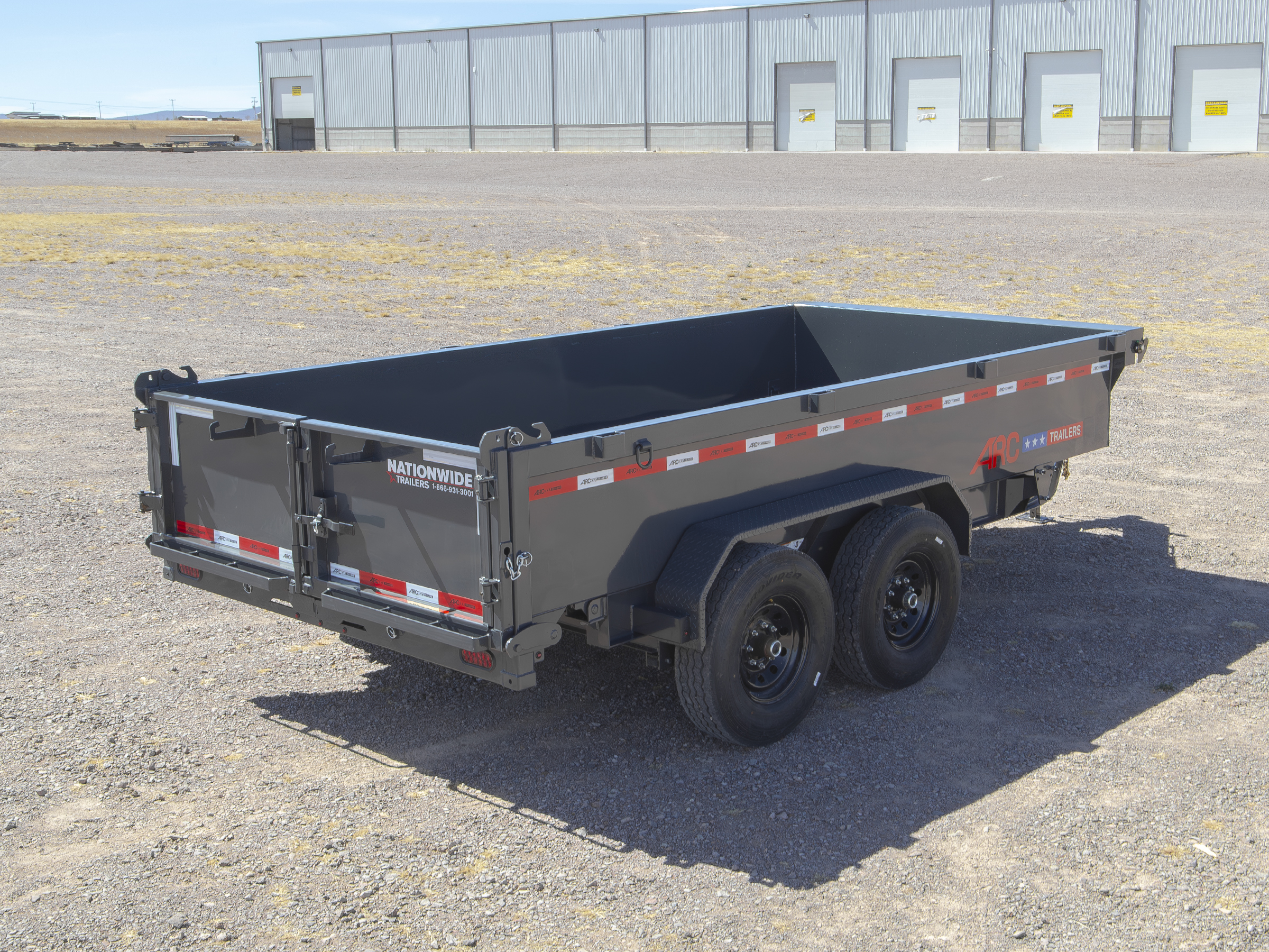 BDZ Bumper Pull Scissor Lift Dump Trailer | ARC Trailers