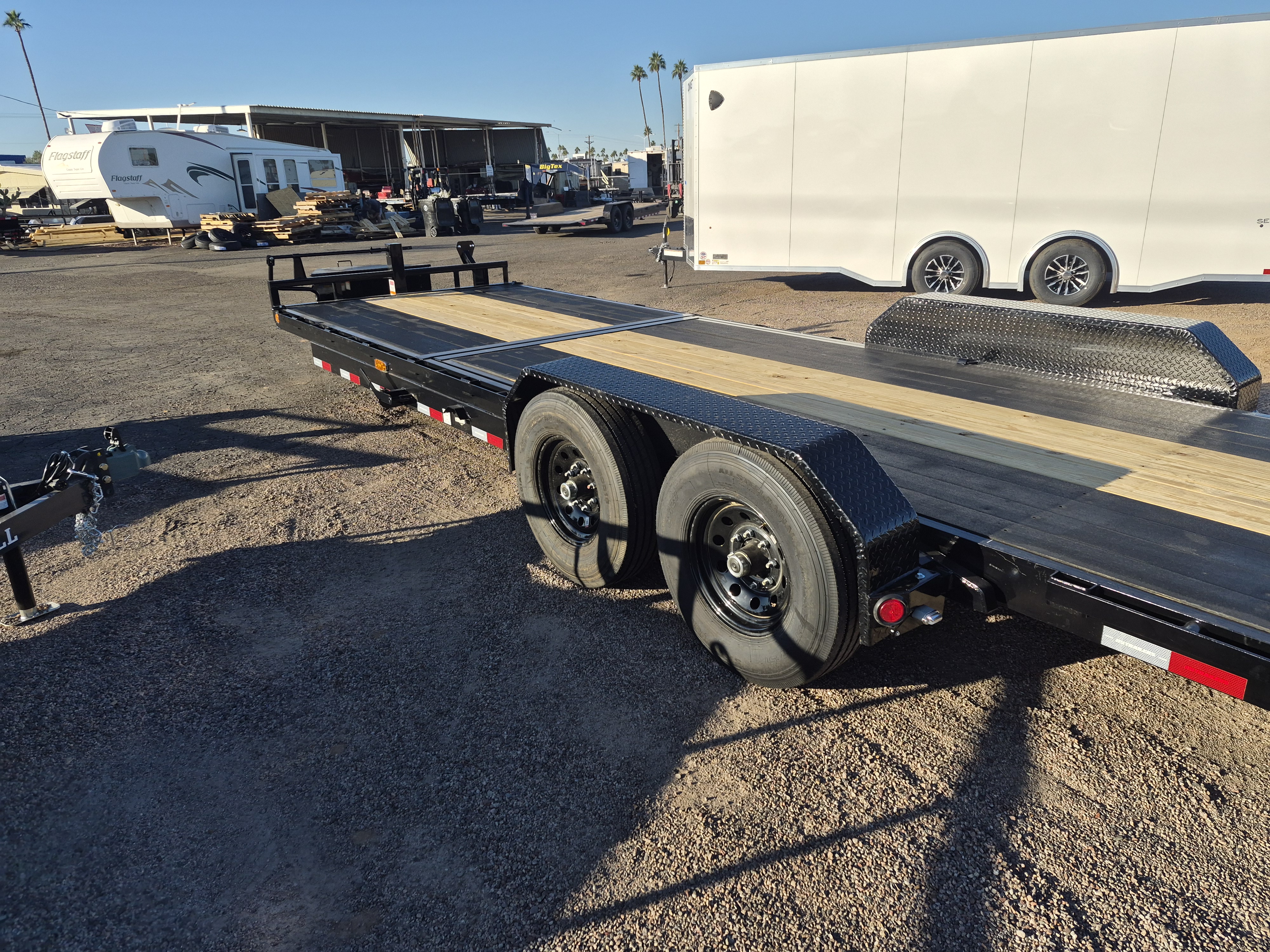 P.J. Trailers 24x83x6" Channel, Equipment Tilt, 14K GVWR, 14PLY, Blackwood Deck - Stock #PPJ10983 - Image 3 of 3