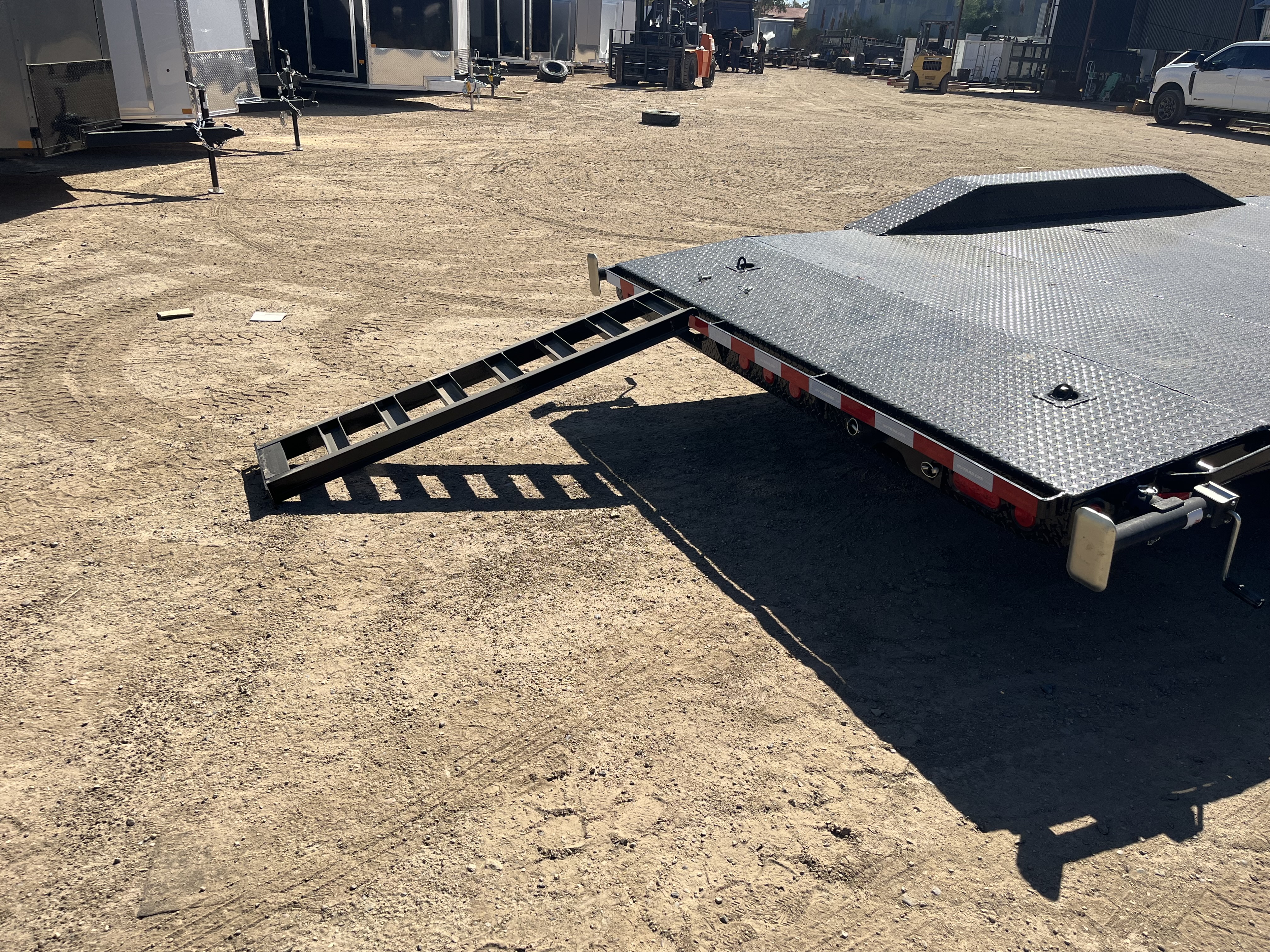 P.J. Trailers 22x102x6" Channel Tandem Axle, 14K GVWR Super-Wide, Equipment, Slide In Ramps - Stock #PPJ11039 - Image 7 of 10