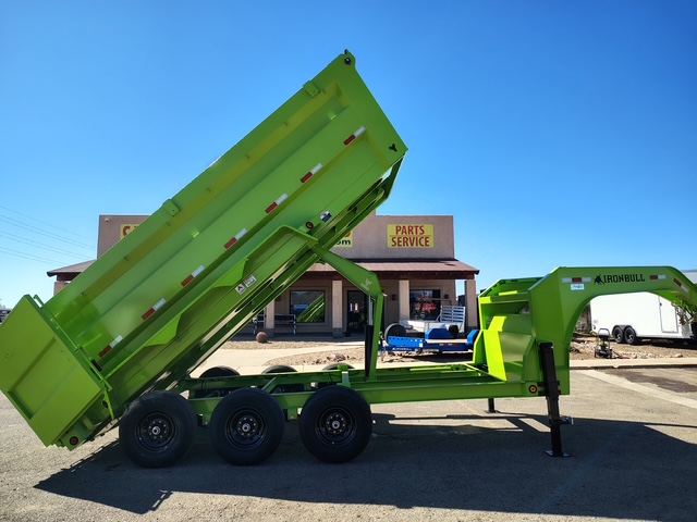 Norstar 16x83 IronBull Gooseneck, Triple Axle Dump, 21K GVWR, 48" Sides - Stock #NST1405 - Image 1 of 14