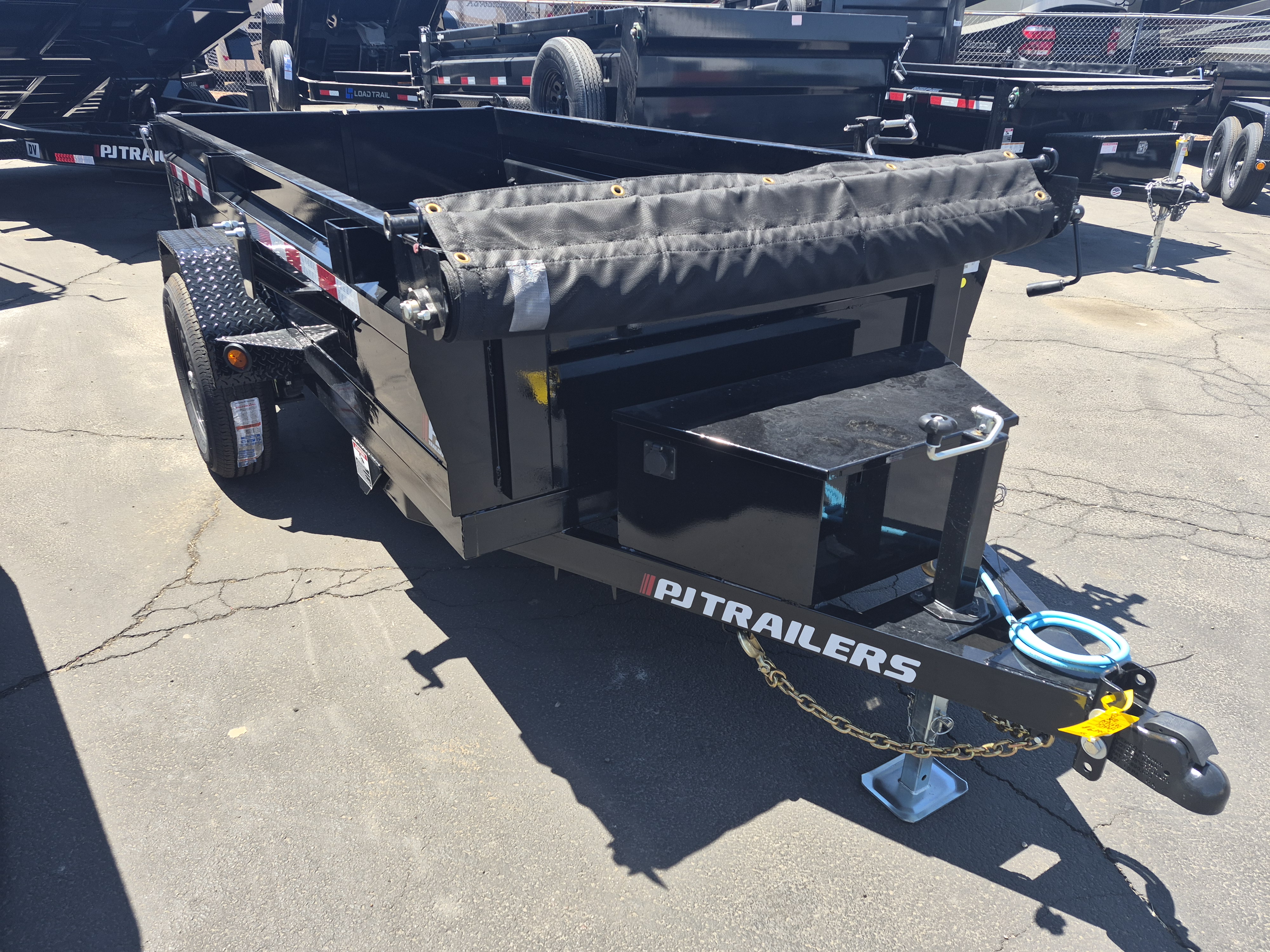 P.J. Trailers 10x60 Utility Dump, Single Axle, 5K GVWR - Stock #PJD1690 - Image 2 of 4