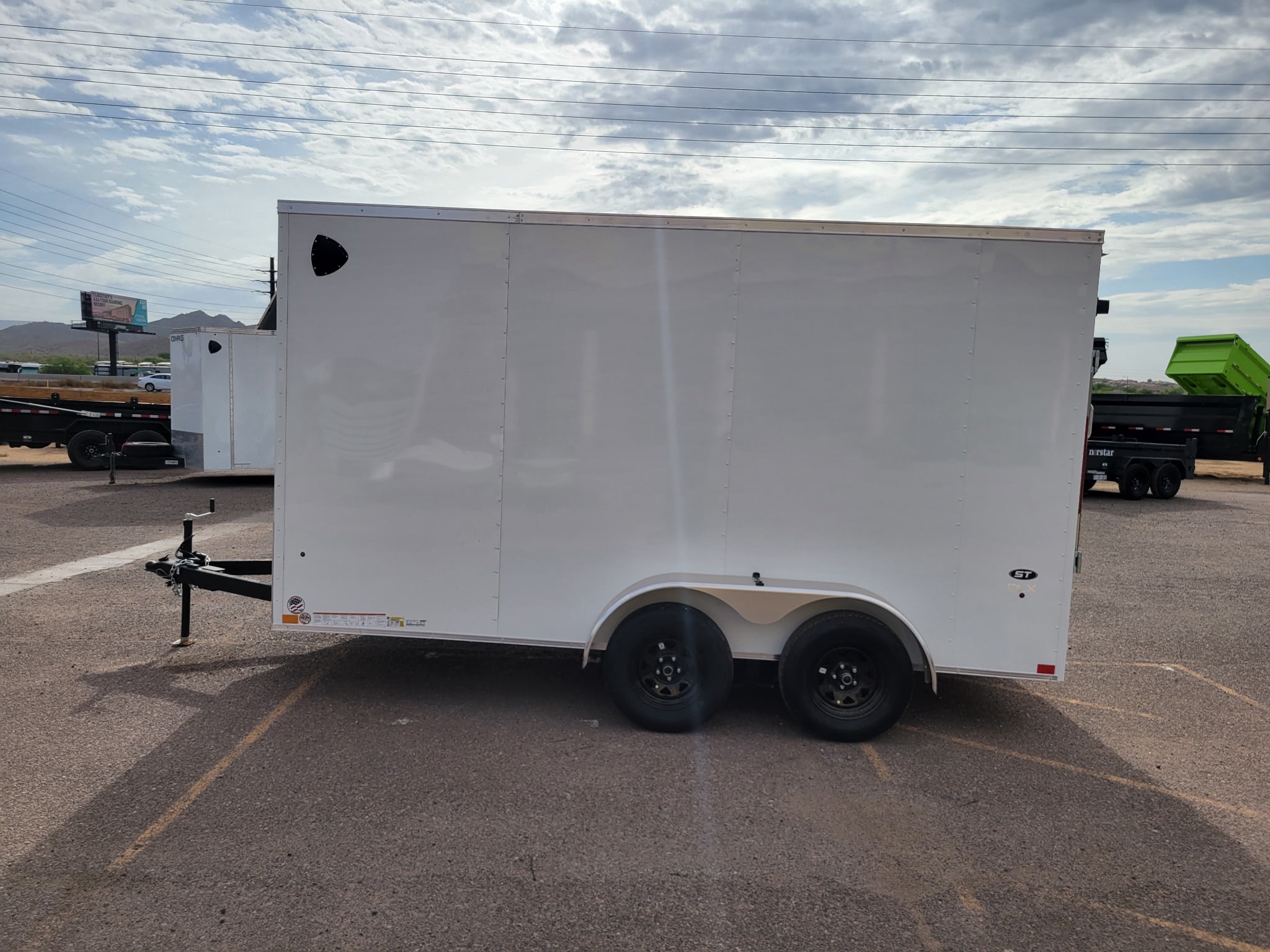 Look 7'x14' Enclosed Cargo Trailer w/ Rear Ramp Door