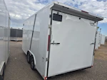 Compass 16x8.5 ST DLX Flat Top V-Nose Car Hauler 7K GVWR,  Wall Posts - 24" OC to 16", Ramp Door Stock #CMP2870 - Thumbnail 3