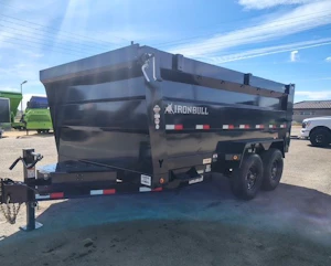 Norstar 14x83 IronBull Tandem Axle Dump, 15K GVWR, 48" Sides, Solar Charger, 14 Ply Tires
