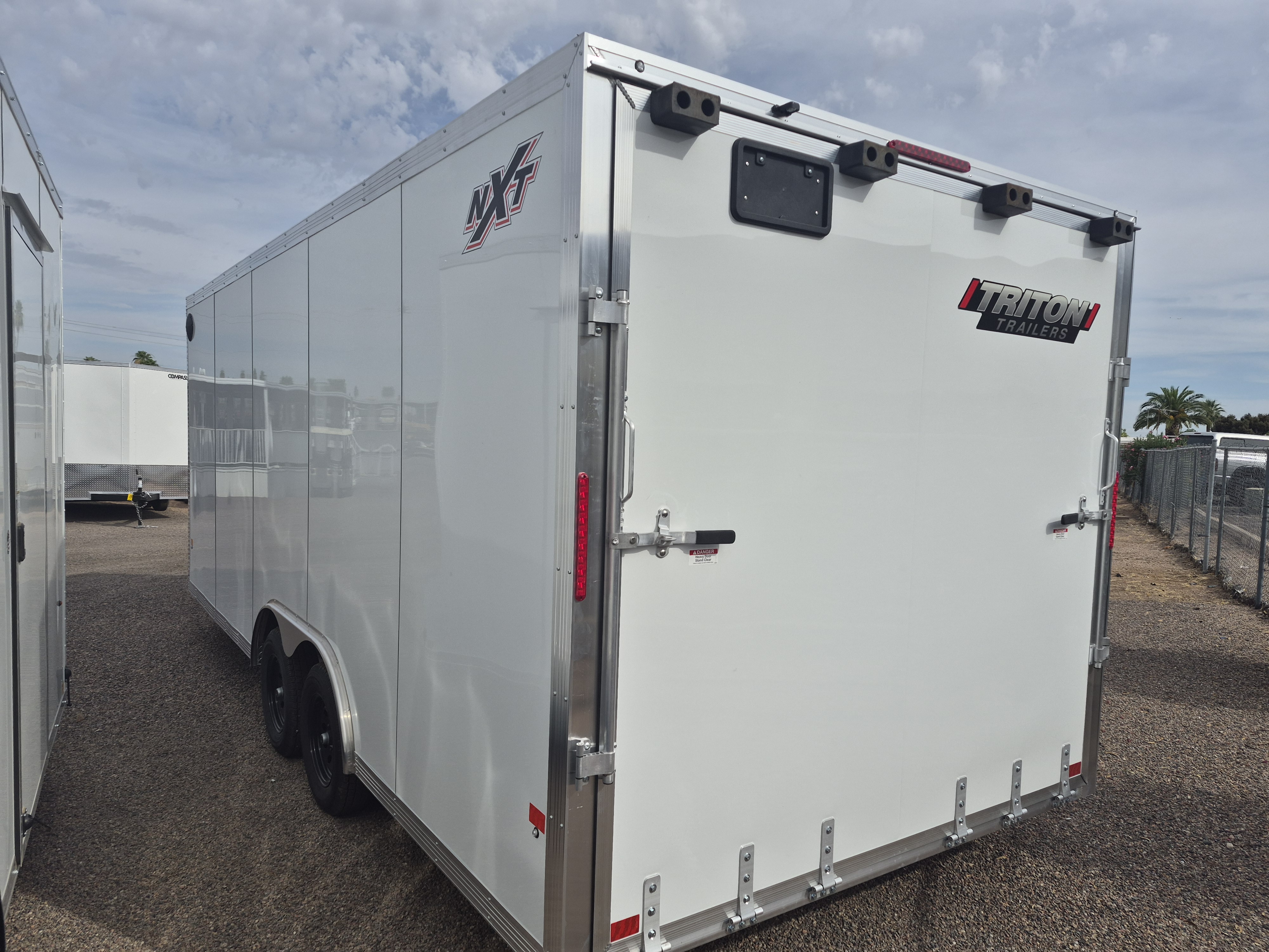 Alcom 20x8.5 All Aluminum, NXT Car Hauler, 7K GVWR, 78" Side Door, Ramp Door - Stock #ALC252 - Image 3 of 4