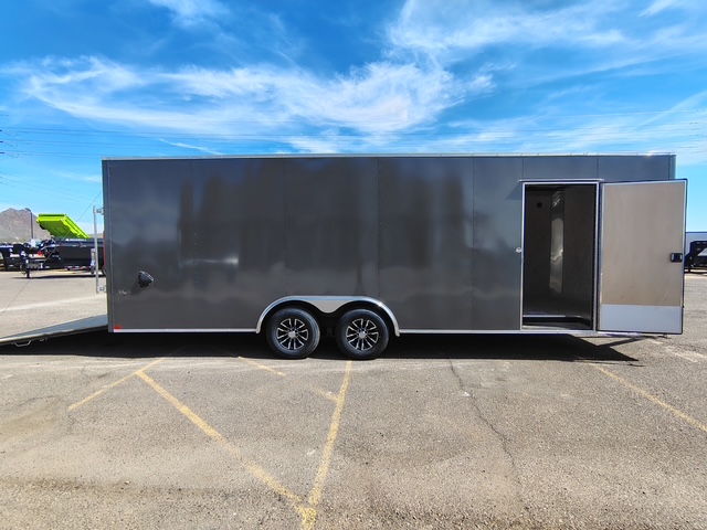 Compass 24x8.5 Indigo DLX Car Hauler, 10K GVWR, 6" Extra Height, Ramp Door - Stock #CMP2776 - Image 4 of 6