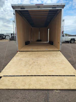 Formula Trailers 24x8.5 Conquest SE Flat Top Sloped V-Nose Car Hauler, 10K GVWR, Ramp Door Stock #CMP2902 - Thumbnail 4