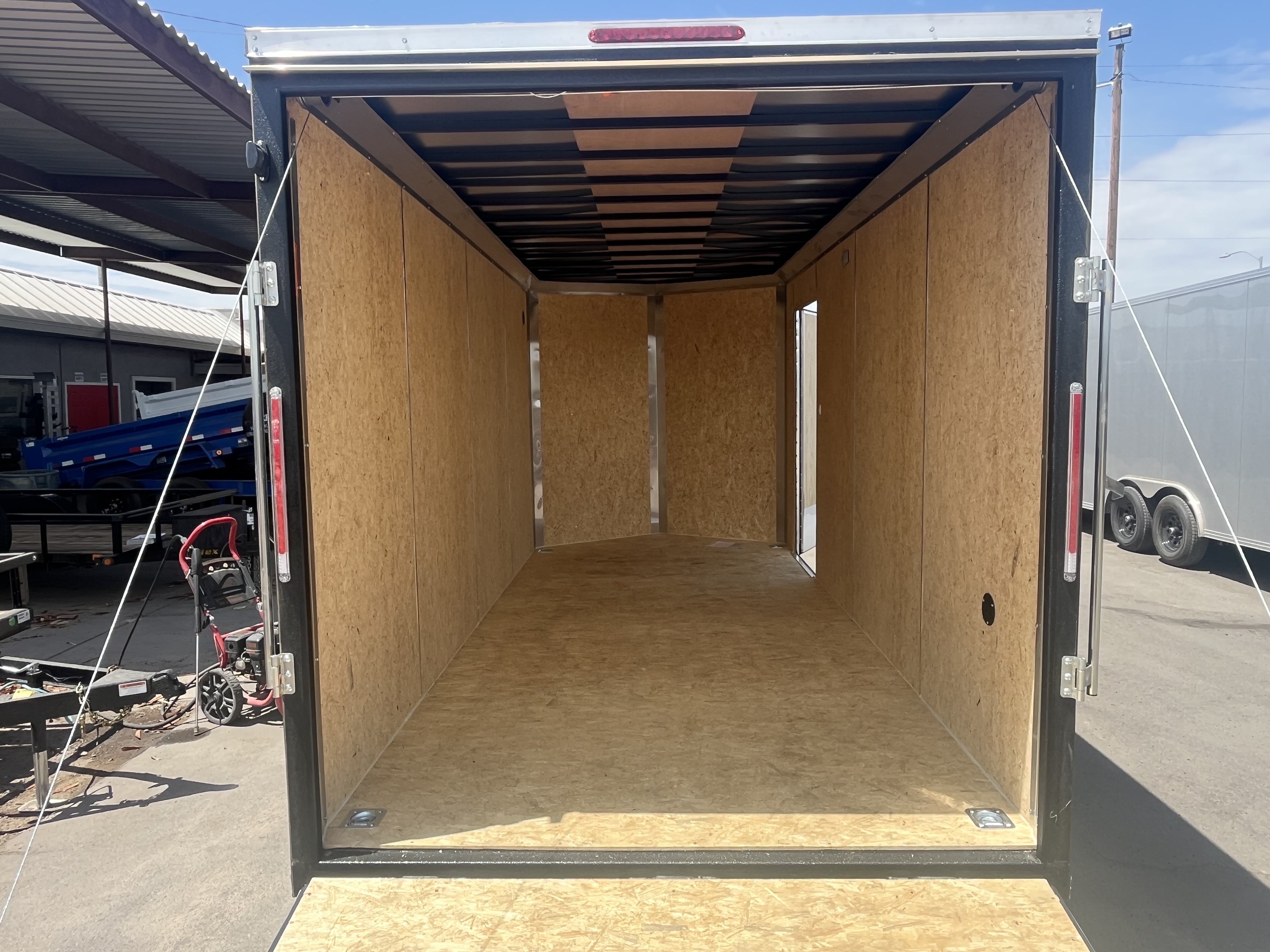 Compass 7'x16' Enclosed Cargo Trailer w/ Rear Ramp Door