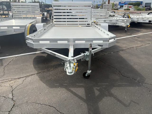 Aluma 12'x77" Aluminum Utility Trailer w/ Ramp Gate (7712H)