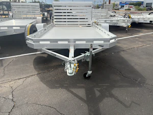 Aluma Aluma 12'x77" Aluminum Utility Trailer w/ Bi-Fold Tailgate (7712H)
