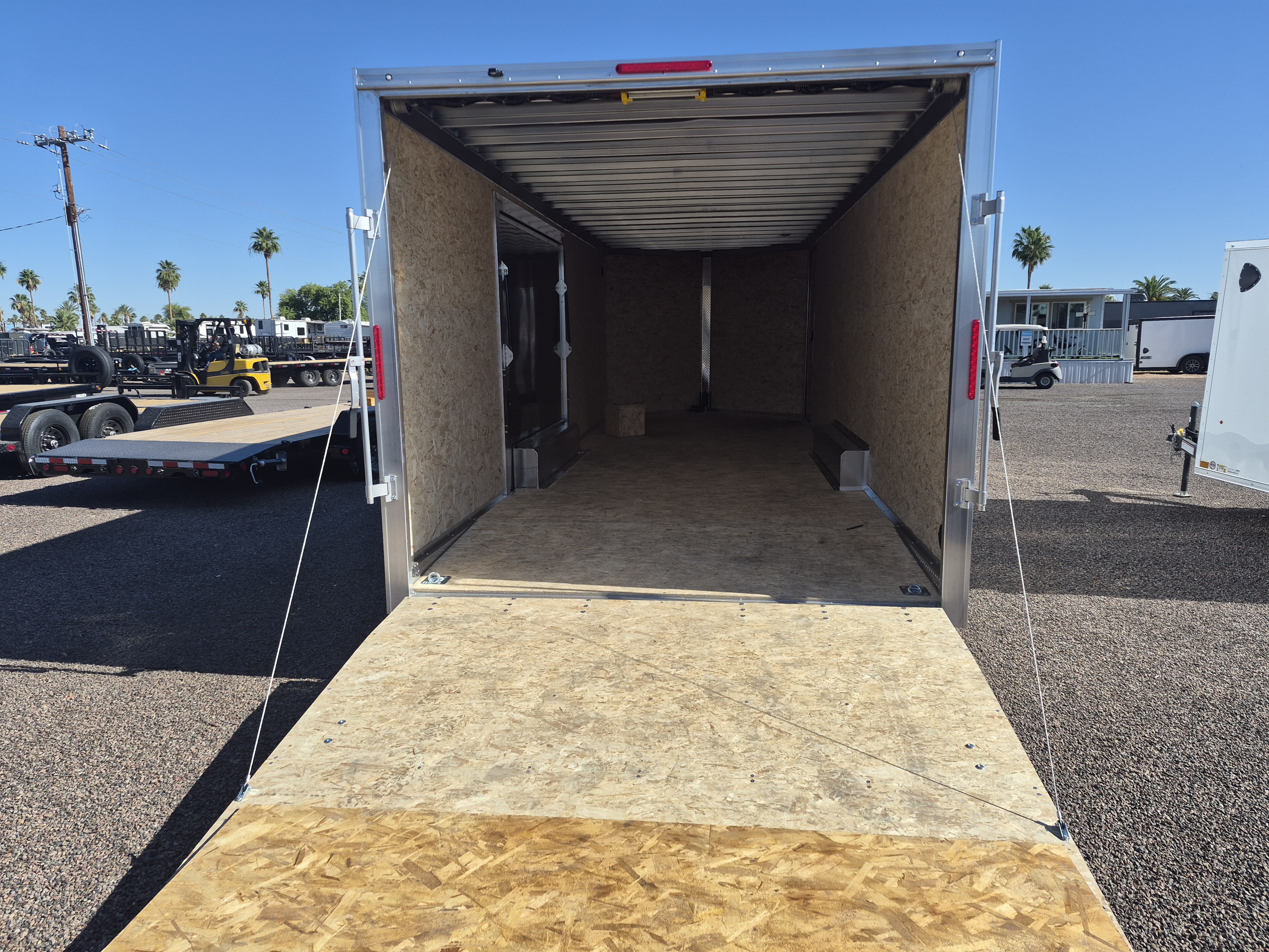Alcom 24x8.5 All Aluminum XLT-P Car Hauler, Elite Escape Door, 10K GVWR, Ramp Door - Stock #ALC244 - Image 5 of 5
