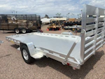 Aluma 15x80 All Aluminum, 4.25K GVWR, Single Axle, W/ Tailgate (8015S-EL-TG) Stock #ALU406 - Thumbnail 2