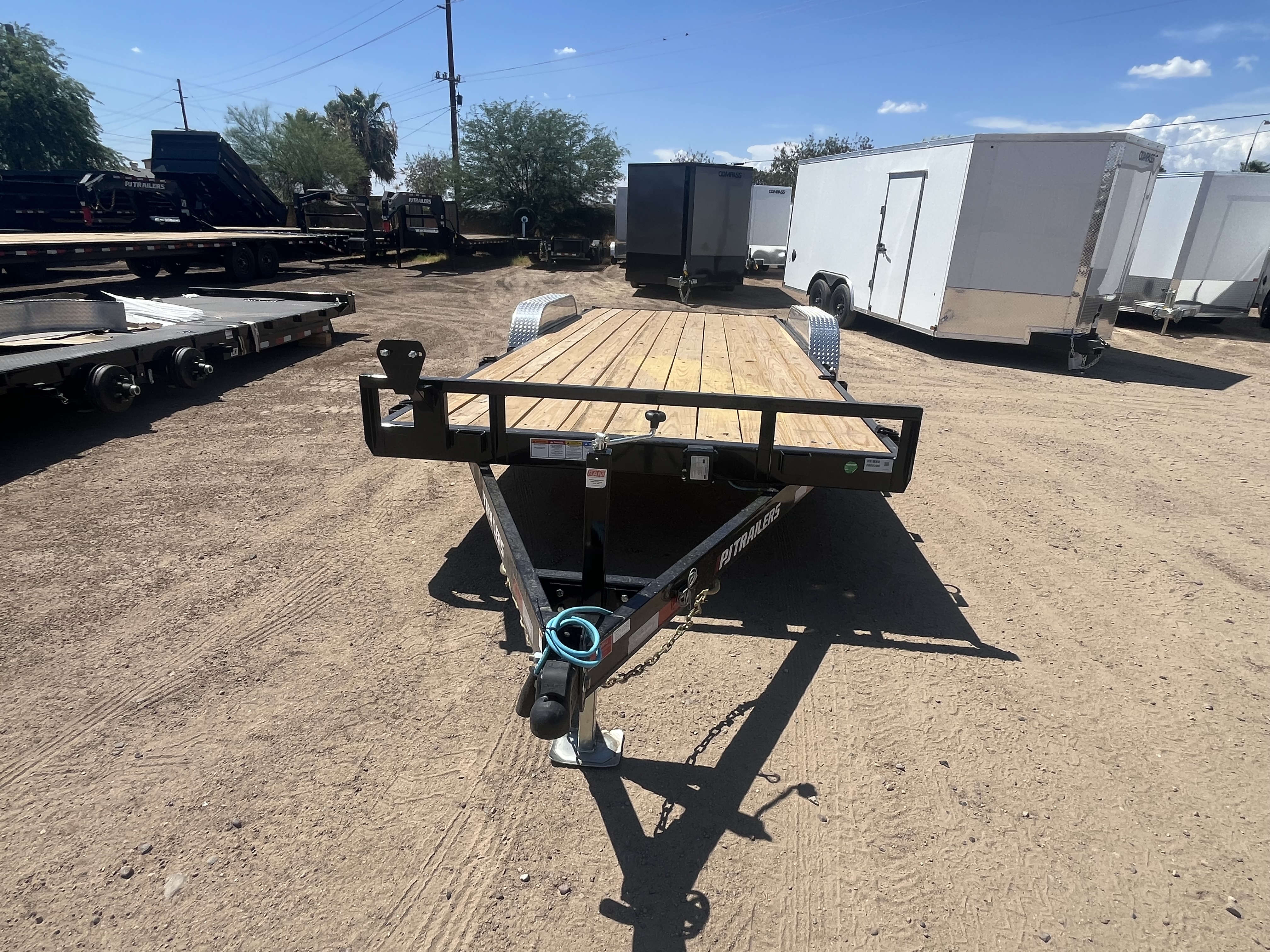 P.J. Trailers 20x83 Tandem Axle Channel Equipment, 10K GVWR, Slide-In Ramps - Stock #PPJ11215 - Image 7 of 7
