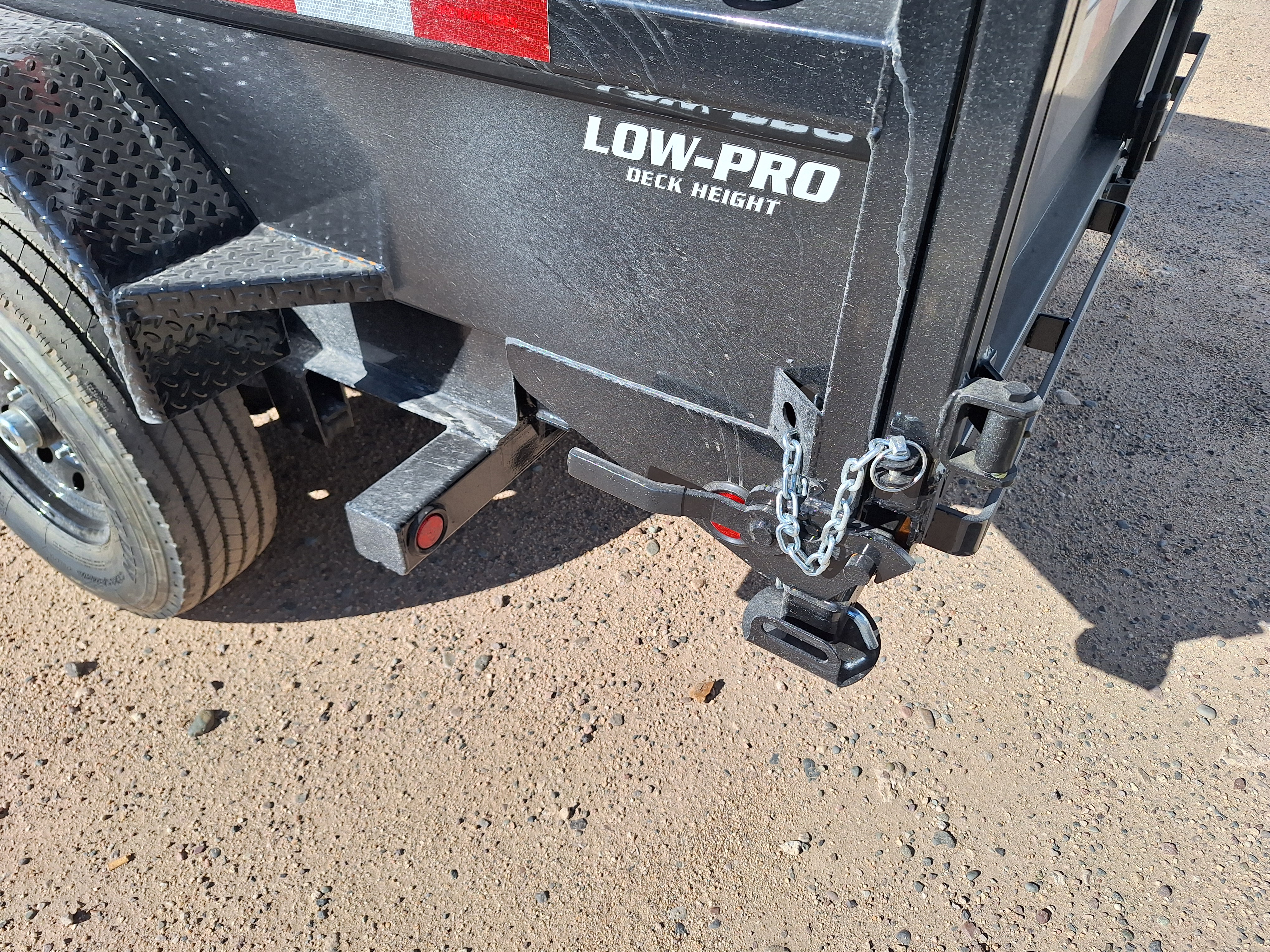 P.J. Trailers 16x83 Tandem Axle, 14K GVWR, Low Pro Dump, 24" Sides, 14Ply Tires - Stock #PJD1605 - Image 8 of 10