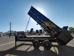 Norstar 16x83 IronBull Gooseneck Dump, Tandem Axle, 22K GVWR, 36" Sides, Telescopic Cylinder, Hydraulic Jacks, 18 Ply Tires Stock #NST1514 - Thumbnail 7