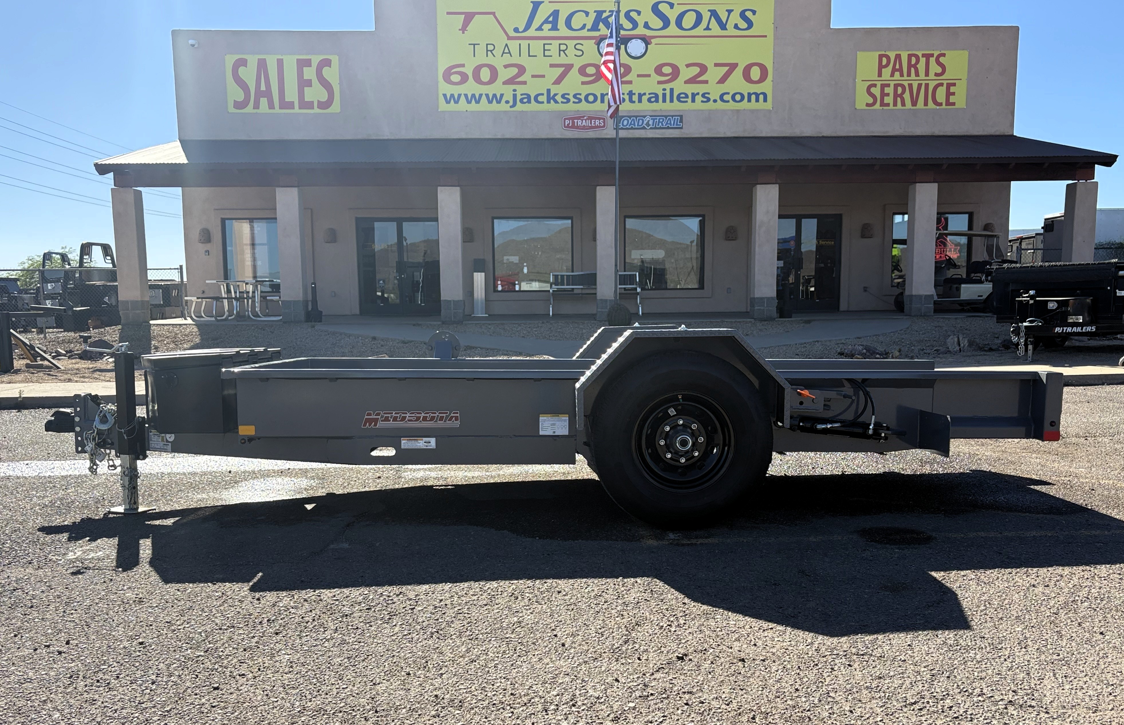 Midsota 12x52 SL Series, Heavy Equipment Tilt Trailer, Single Axle, 7,700 GVWR - Stock #MI006 - Image 2 of 14