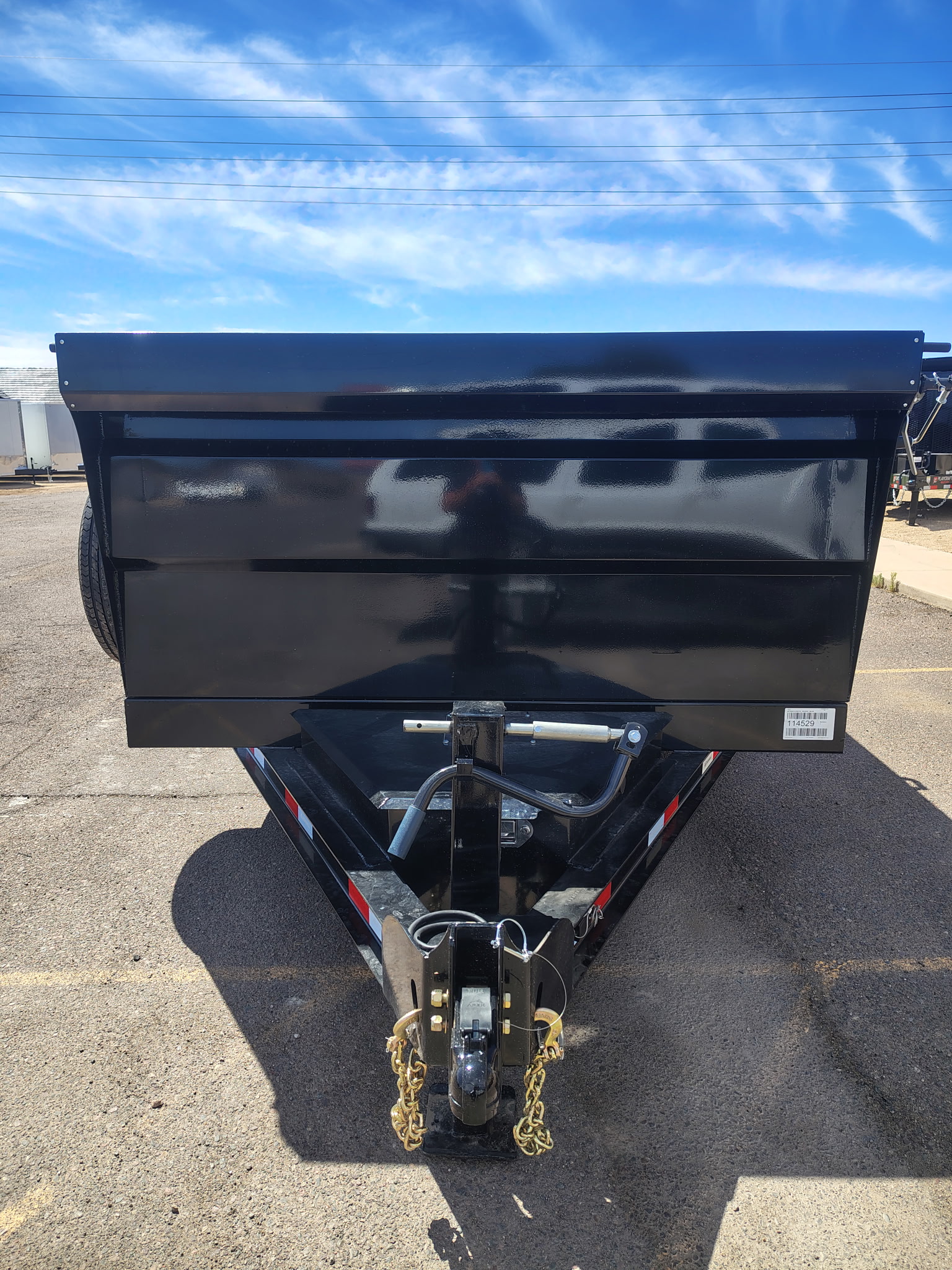 Norstar 12x83 IronBull Tandem Axle Dump, 14K GVWR, 36" Sides, Solar Charger - Stock #NST1431 - Image 10 of 11