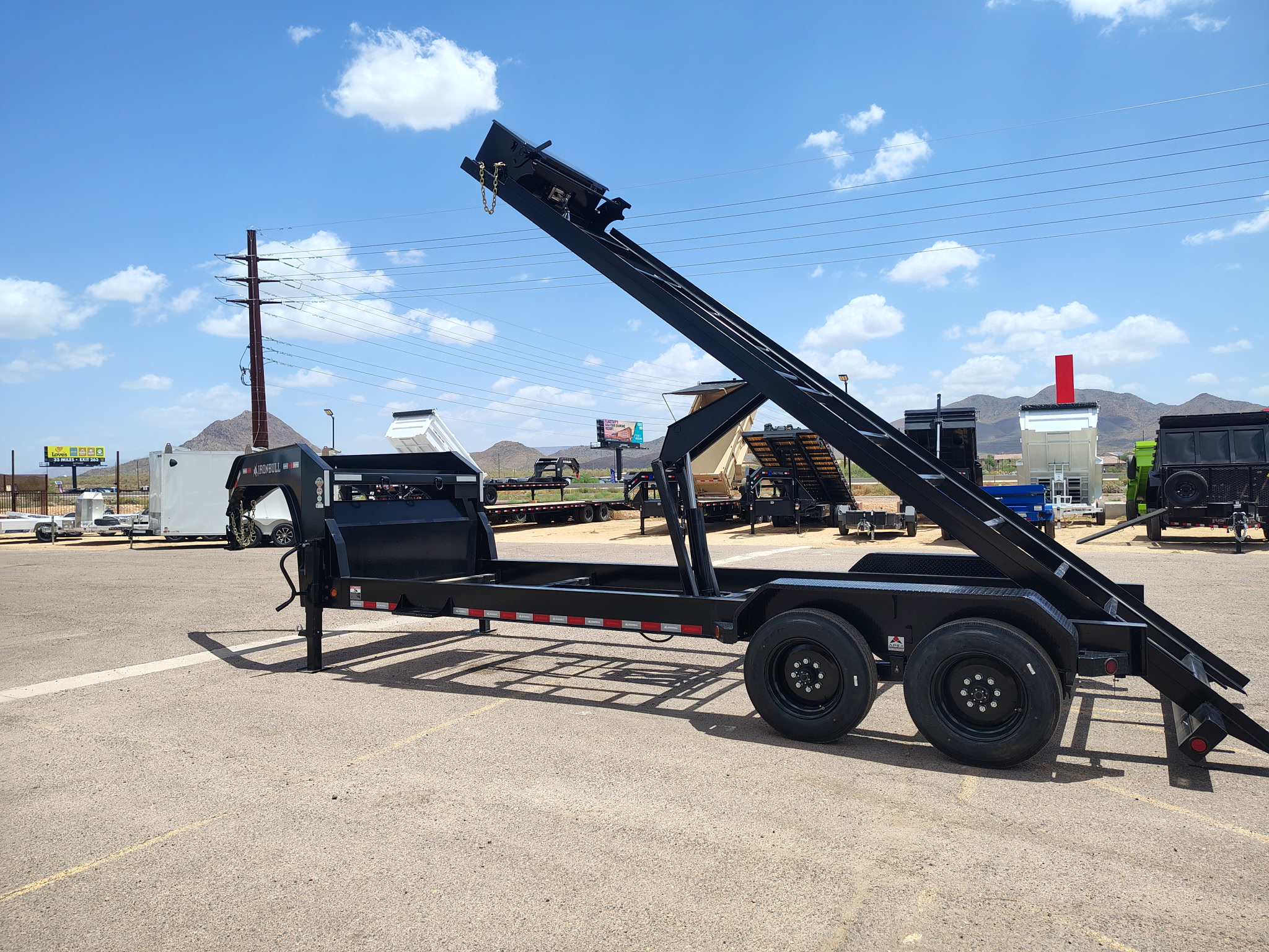 Norstar 20x83 Ironbull Gooseneck, Tandem Axle, Roll Off Chassis, 16K GVWR, 16 PLY - Stock #NST1444 - Image 2 of 13