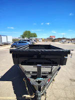 PJ Trailers 14x83 Tandem Axle, 15,400 GVWR, Low Pro Dump, 24" Sides, Solar Charger, 14 Ply Tires Stock #PJD1702 - Thumbnail 1