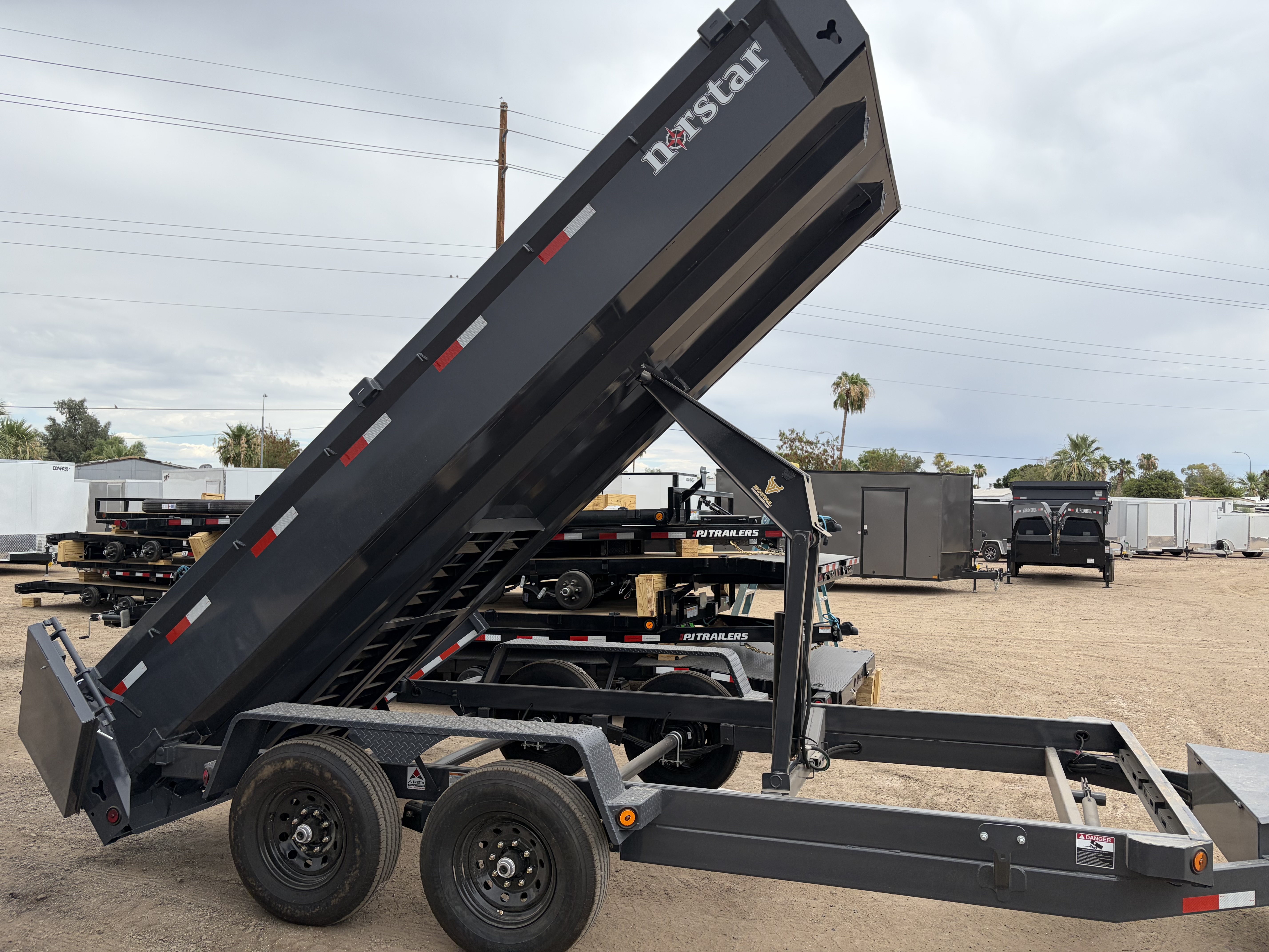 Norstar 16x83 Norstar Tandem Axle Dump, 14K GVWR, 20" Sides - Stock #NST1479 - Image 7 of 11