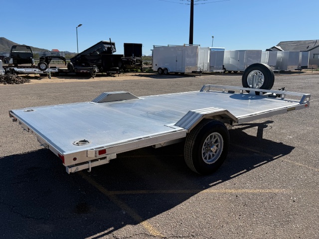 Aluma 15x102 Wide Body, 5.2K GVWR, Heavy Single Axle, Ramps (WB15H-S-EL-DOF-R-RR-RTD) - Stock #ALU297 - Image 9 of 10