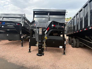 Norstar 14x83 IronBull Gooseneck, Tandem Axle Dump, 14.9K GVWR, 48" Sides, Telescopic Cylinder, Solar Charger, 14 Ply Tires