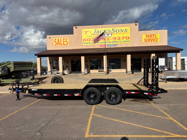 Load Trail 20x83 Tandem Axle, 14K GVWR, Car Hauler, Fold Up Ramps - Stock #LT904 - Image 1 of 4