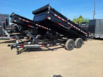 P.J. Trailers 16'x83" Low Pro Dump Trailer w/ 2' Sides (DL) Stock #PJD1565 - Thumbnail 3