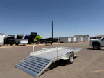 Aluma 12x80 All Aluminum, 4.25K GVWR, Single Axle, W/ Tailgate (8012S-EL-TG) Stock #ALU415-SM - Thumbnail 2