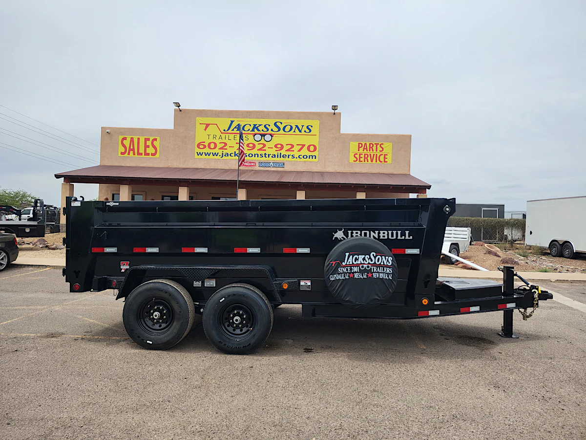 Norstar 14x83 IronBull Tandem Axle Dump, 15K GVWR, 36" Sides, Solar Charger, 14 Ply Tires - Stock #NST1373 - Image 12 of 15 Norstar 14x83 IronBull Tandem Axle Dump, 15K GVWR, 36" Sides, Solar Charger, 14 Ply Tires - Stock #NST1373 - Image 12 of 15