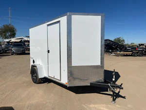 Cargo Express 6'x10' Enclosed Cargo Trailer w/ Rear Ramp Door