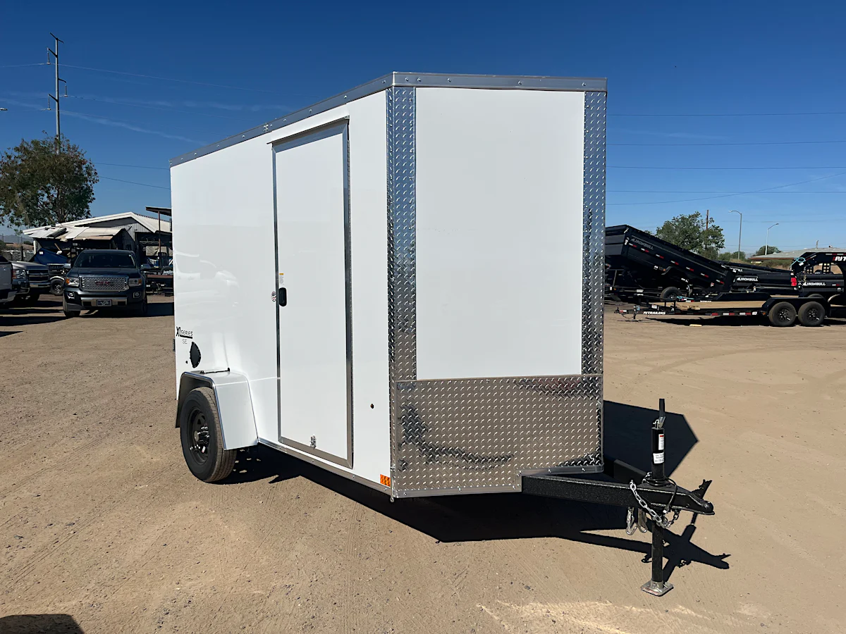 Cargo Express Cargo Express 6'x10' Enclosed Cargo Trailer w/ Ramp Door - Stock #CMP2897 - Image 1 of 9 Cargo Express Cargo Express 6'x10' Enclosed Cargo Trailer w/ Ramp Door - Stock #CMP2897 - Image 1 of 9