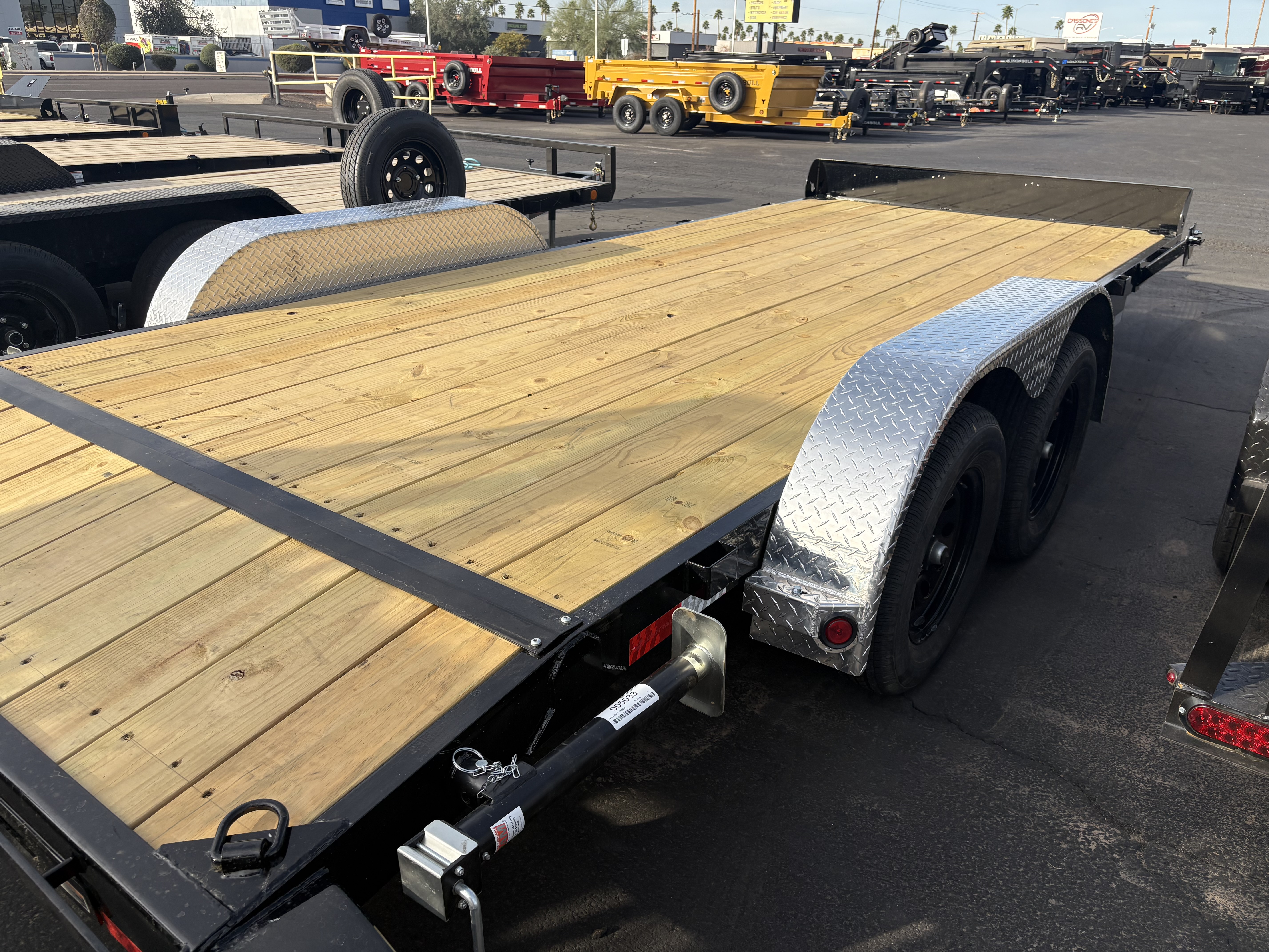 Load Trail 18x83 Tandem Axle, 7K GVWR, Carhauler, Slide in Ramps - Stock #LT970 - Image 5 of 5
