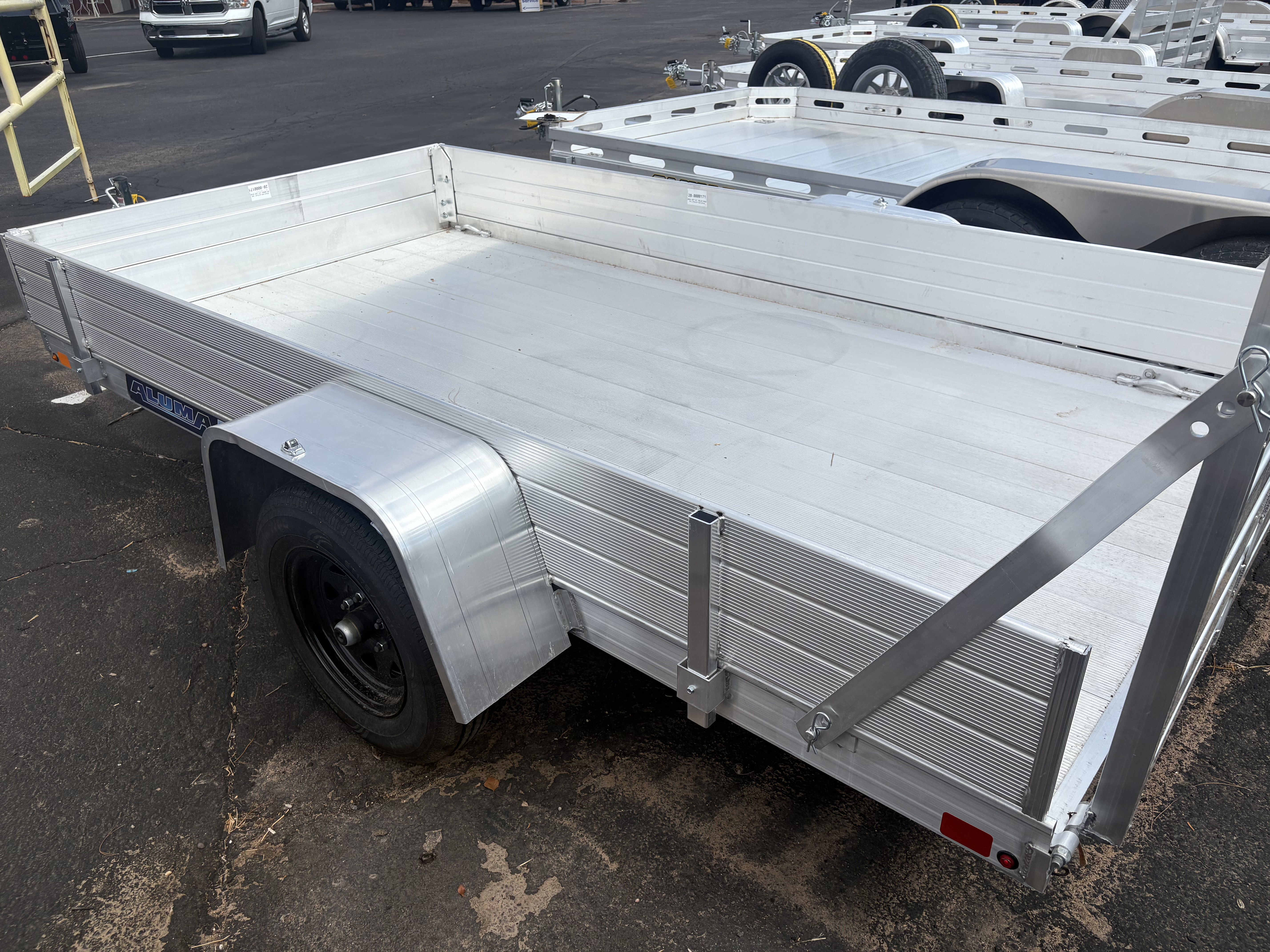Aluma 10'x63" Aluminum Utility Trailer w/ Tailgate (6310ESA)